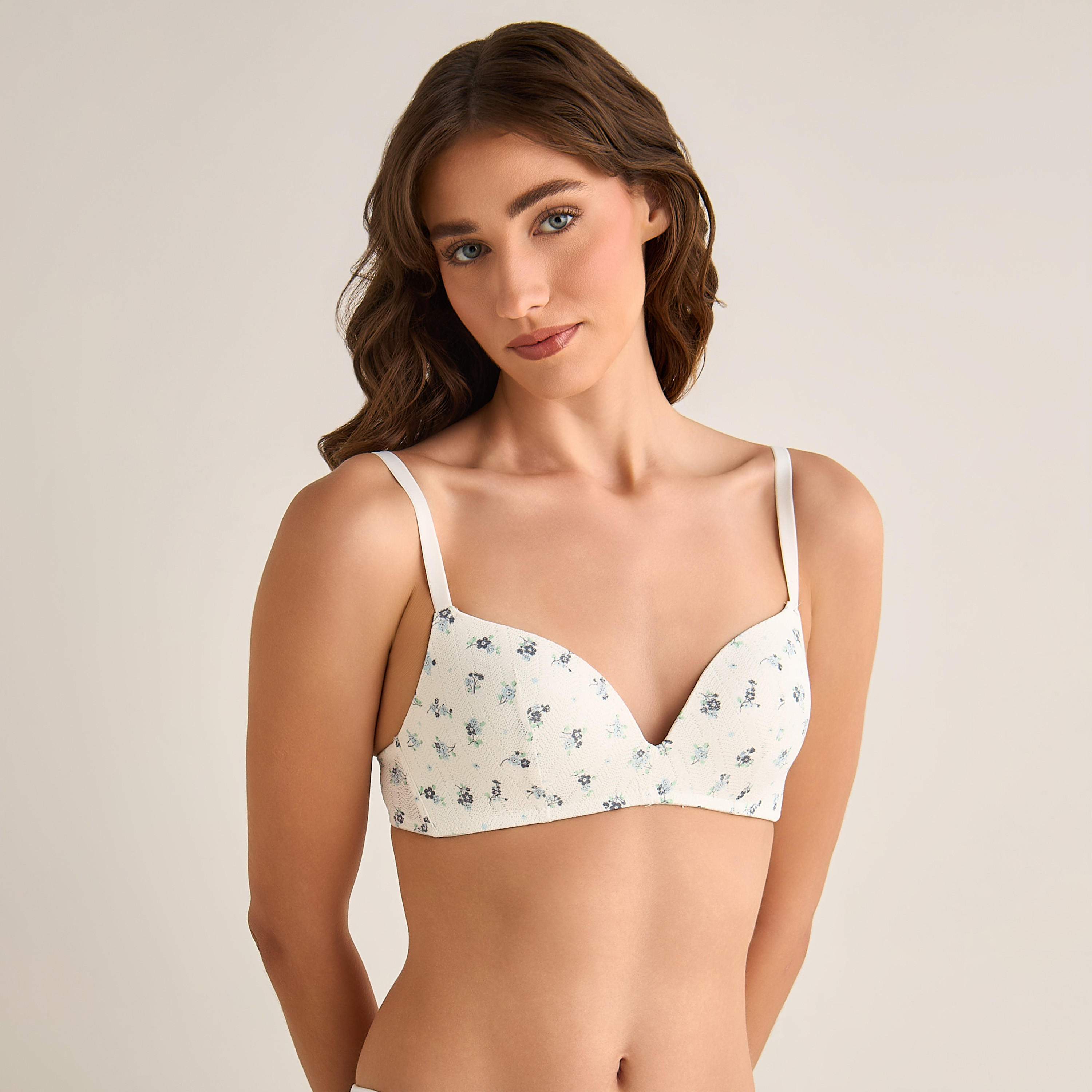 Pack of 3 Plunge Bra Seamless-women-clothing-lingerie-bras-image-2