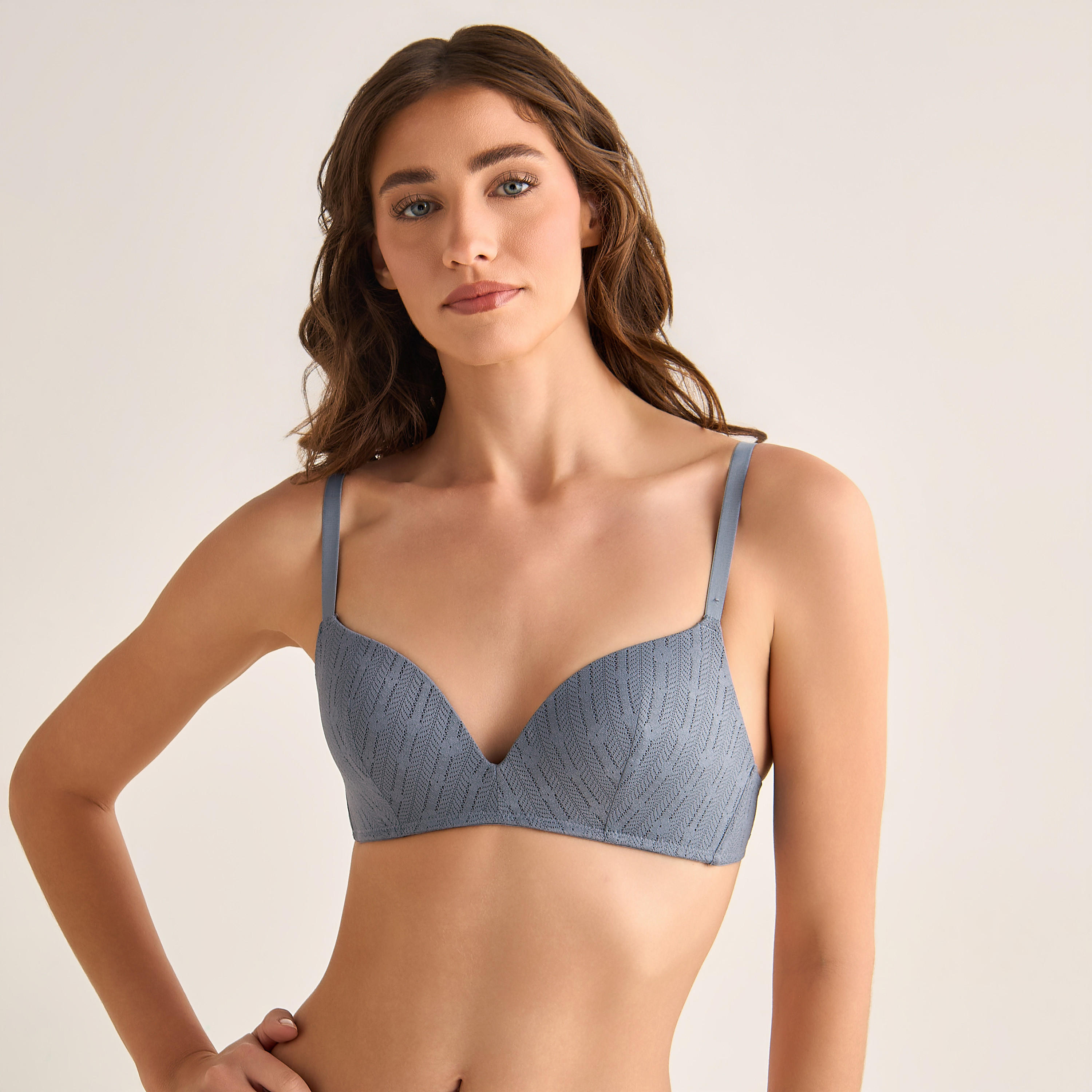 Pack of 3 Plunge Bra Seamless-women-clothing-lingerie-bras-image-8