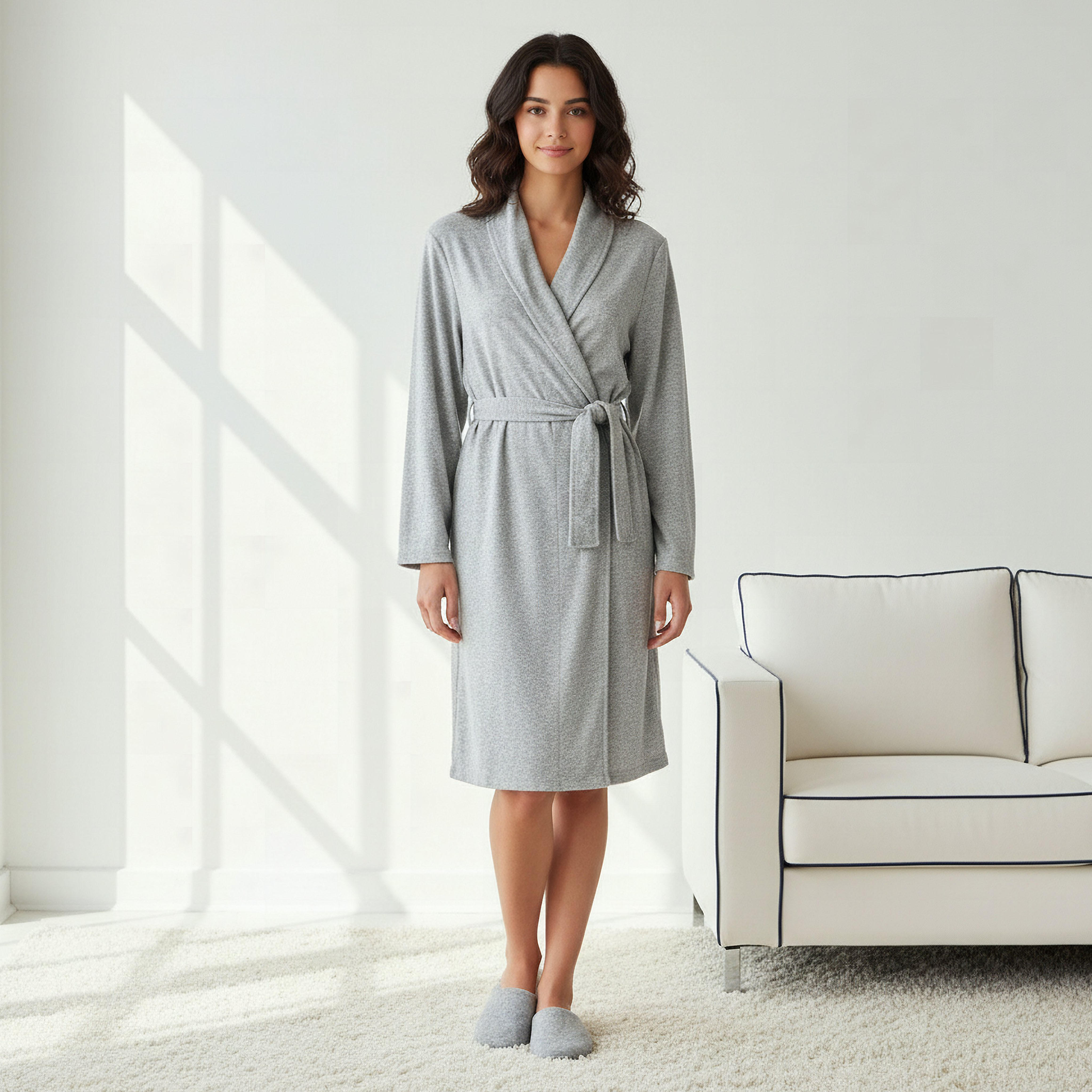 Robe with Belt and Slippers-women-clothing-nightwear-robes-image-1