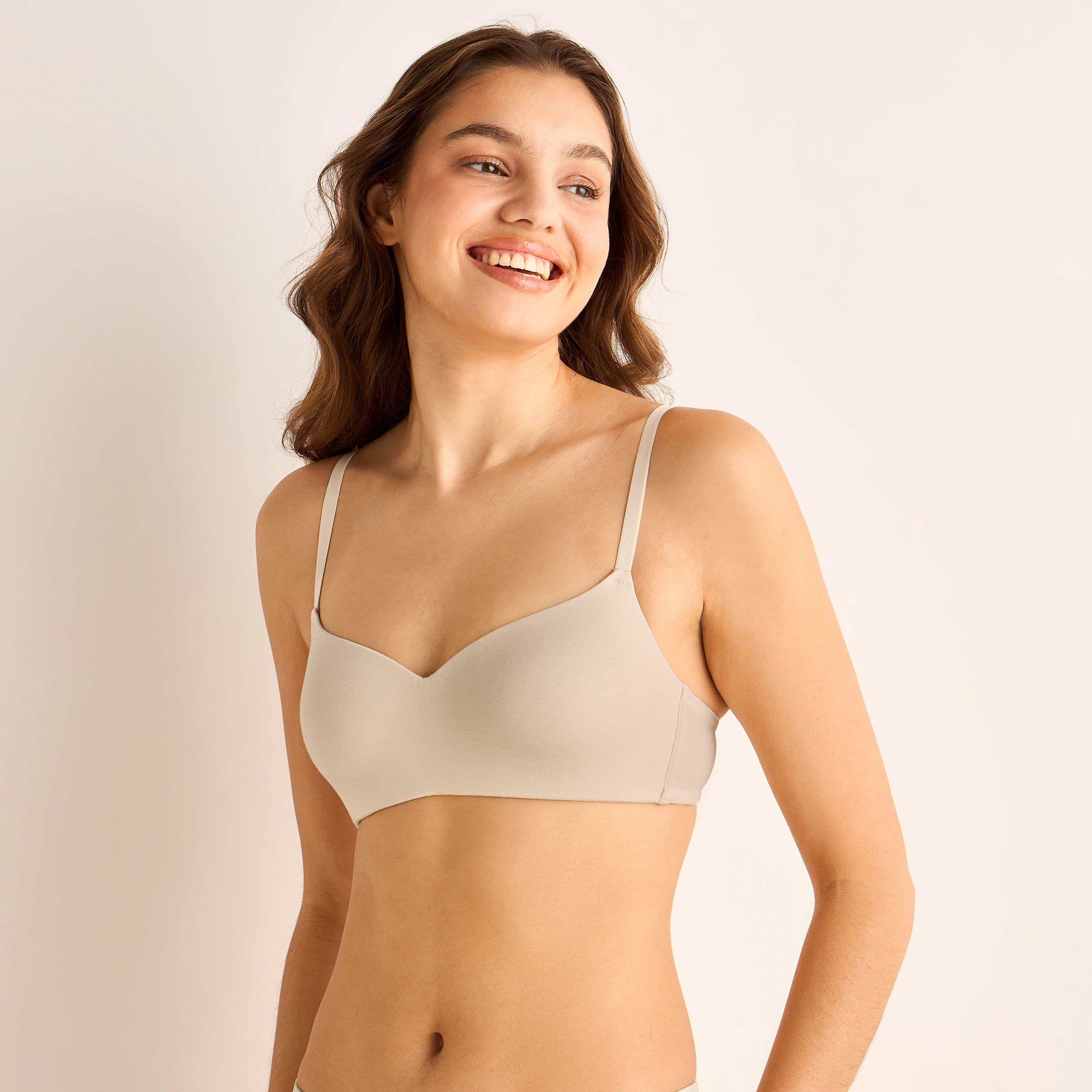 Pack of 2 Seamless Non-Wired Bra with Sweetheart Neckline-women-clothing-lingerie-bras-image-6