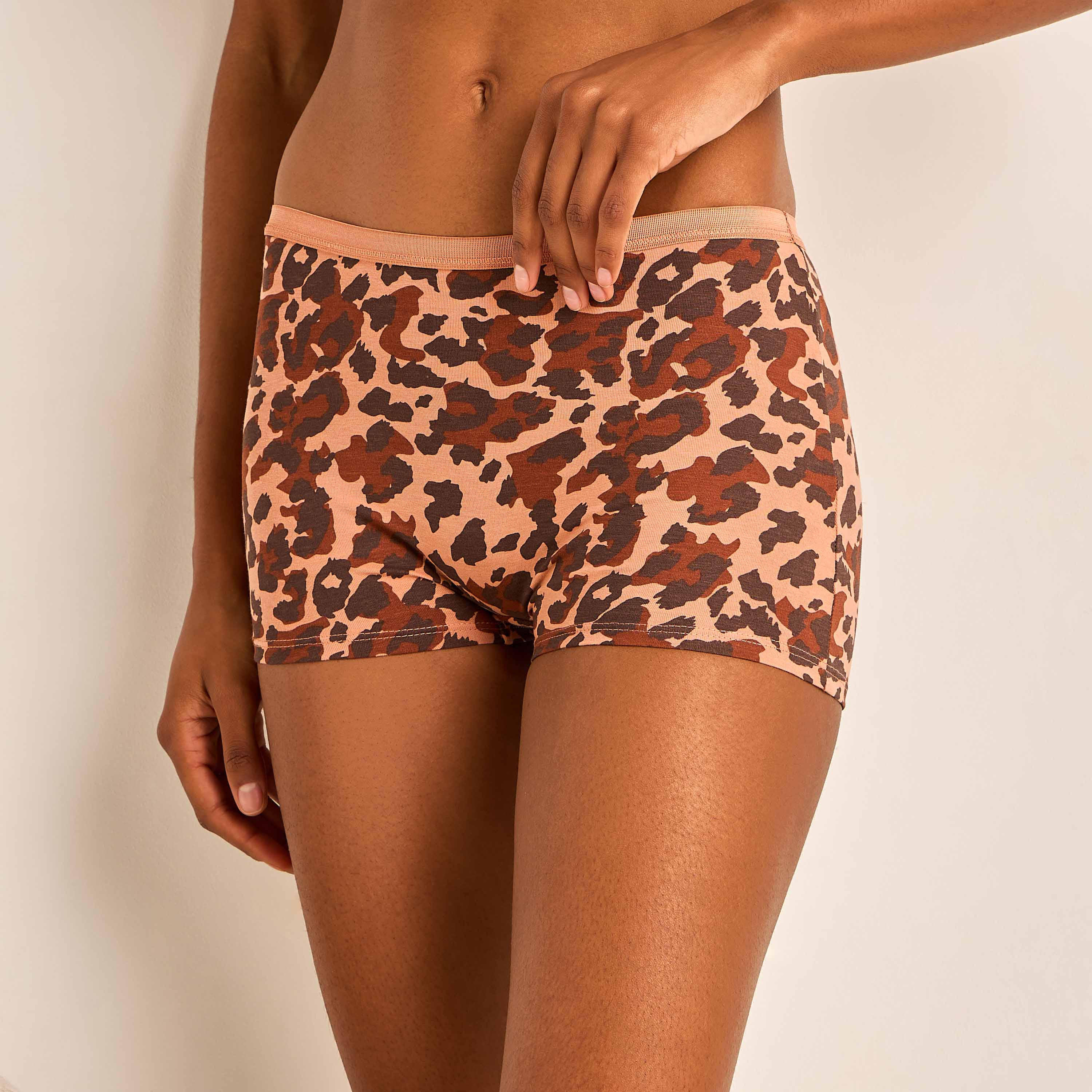 Set of 5 - Boyshort Briefs with Assorted Print-women-clothing-lingerie-panties-image-3