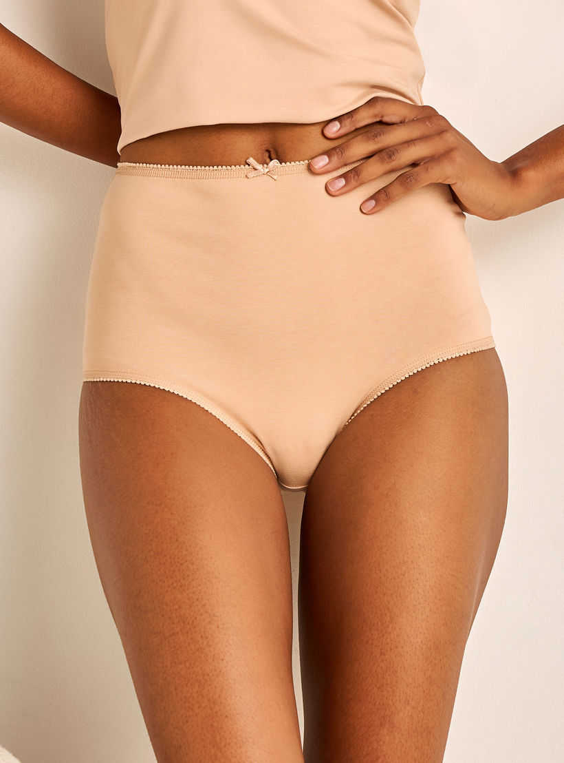 طقم سراويل داخلية مريحة بتصاميم متنوعة 5 قطع-women-clothing-lingerie-panties-image-1