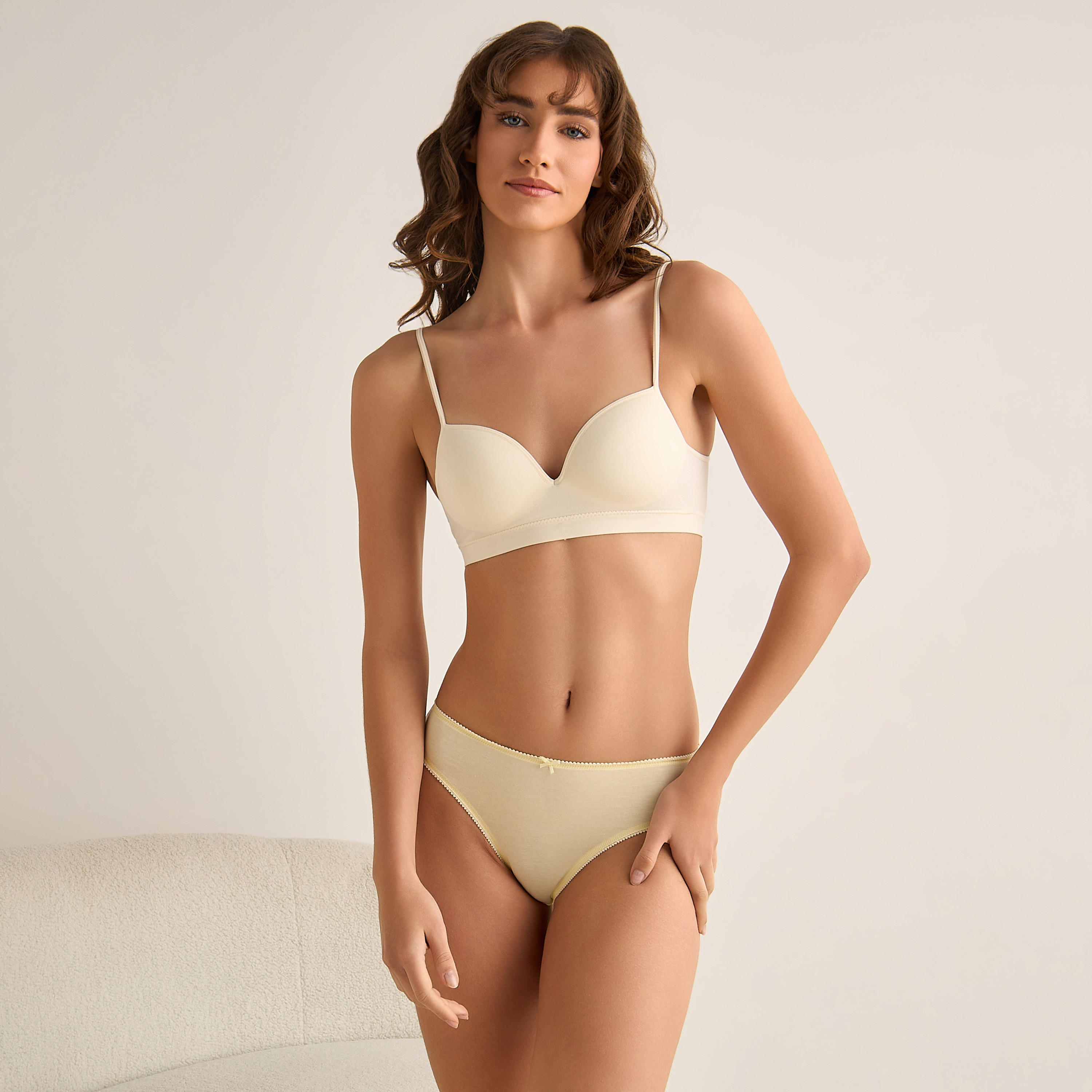 Set of 5 - Bow Detail Bikini Briefs-women-clothing-lingerie-panties-image-2