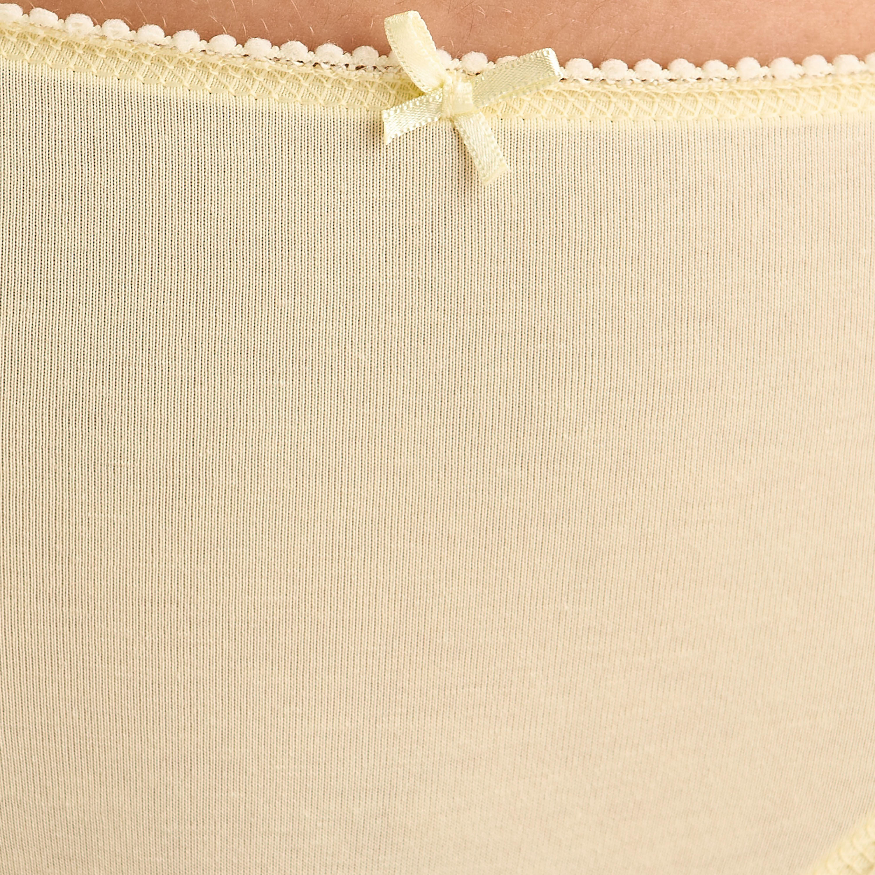 Set of 5 - Bow Detail Bikini Briefs-women-clothing-lingerie-panties-image-4