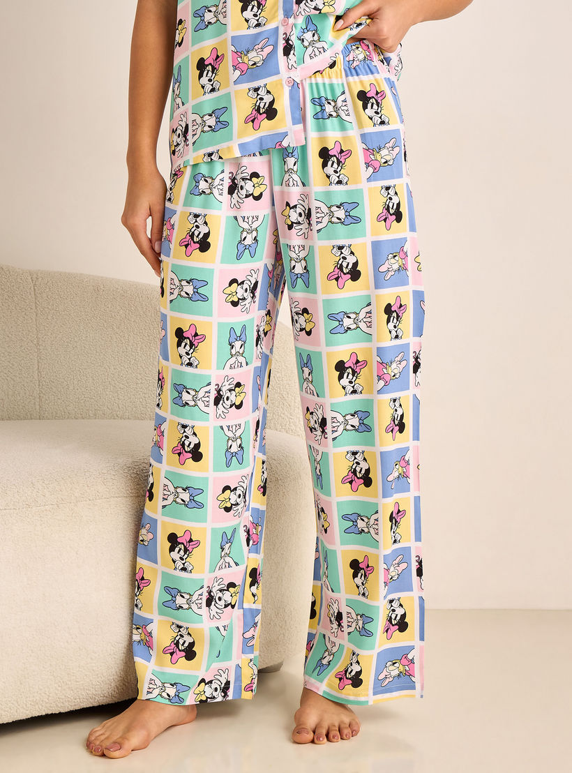 Pyjama Set Button-Down Shirt & Trousers Viscose-women-clothing-nightwear-pyjamas-longsets-image-5