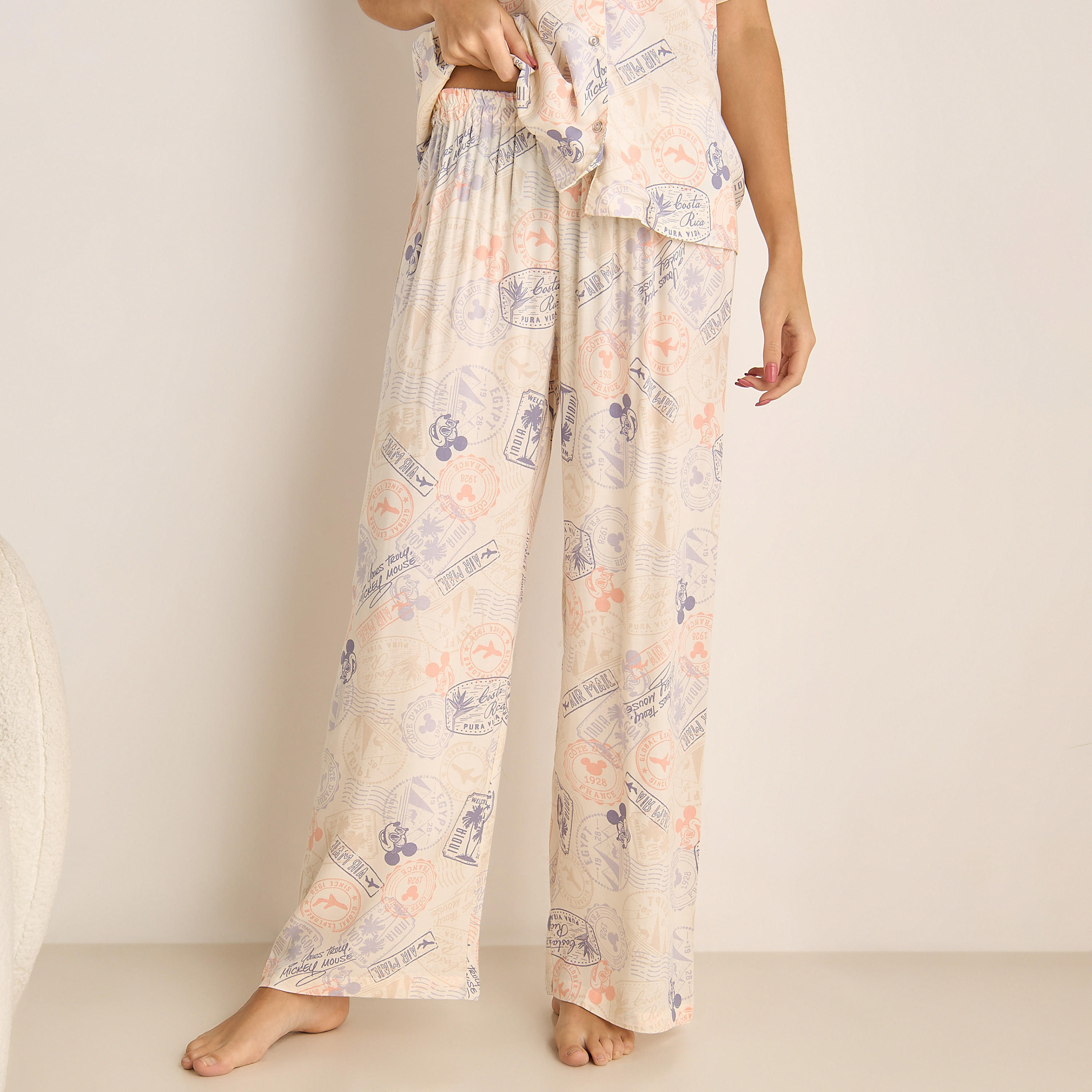 Pyjama Set Shirt and Pants Viscose-women-clothing-nightwear-pyjamas-longsets-image-3
