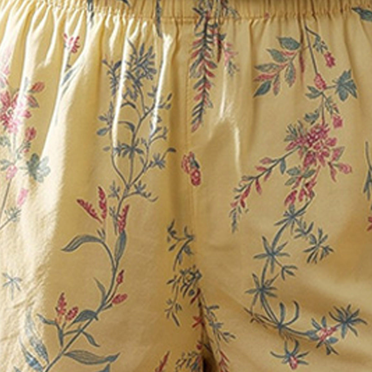 Printed Viscose Shorts with Elasticated Waist-women-clothing-nightwear-pyjamas-bottoms-image-2