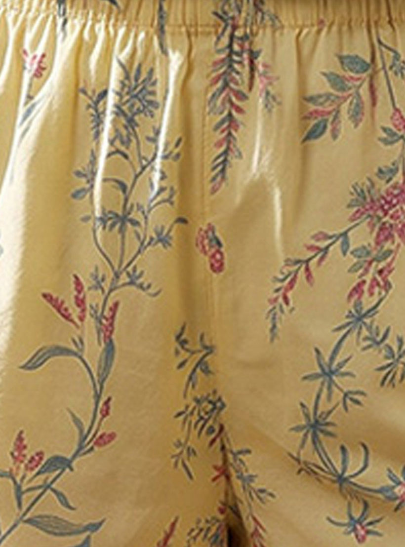 Printed Viscose Shorts with Elasticated Waist-women-clothing-nightwear-pyjamas-bottoms-image-2