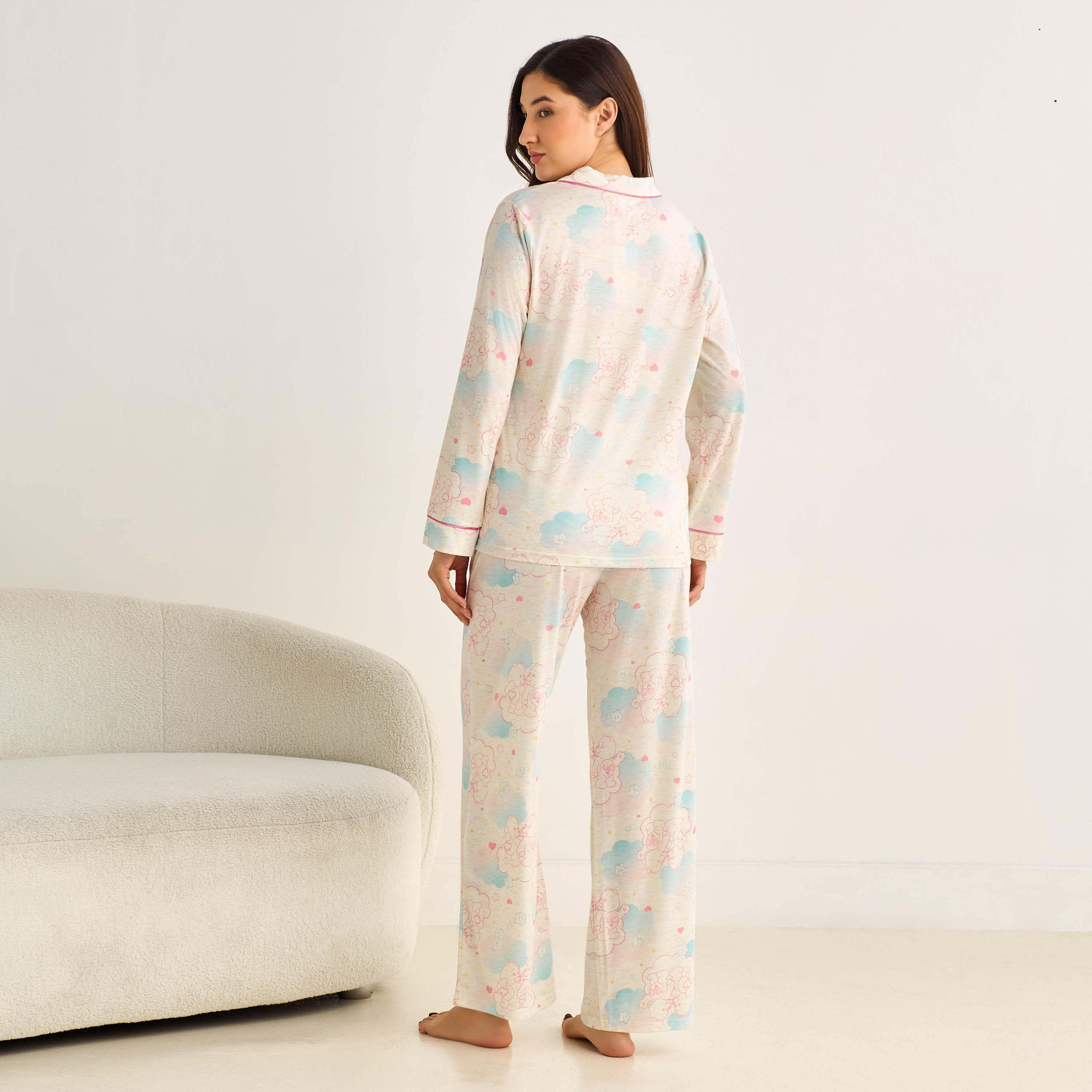 Pyjama Set Button-Down Shirt and Pants-women-clothing-nightwear-pyjamas-longsets-image-4
