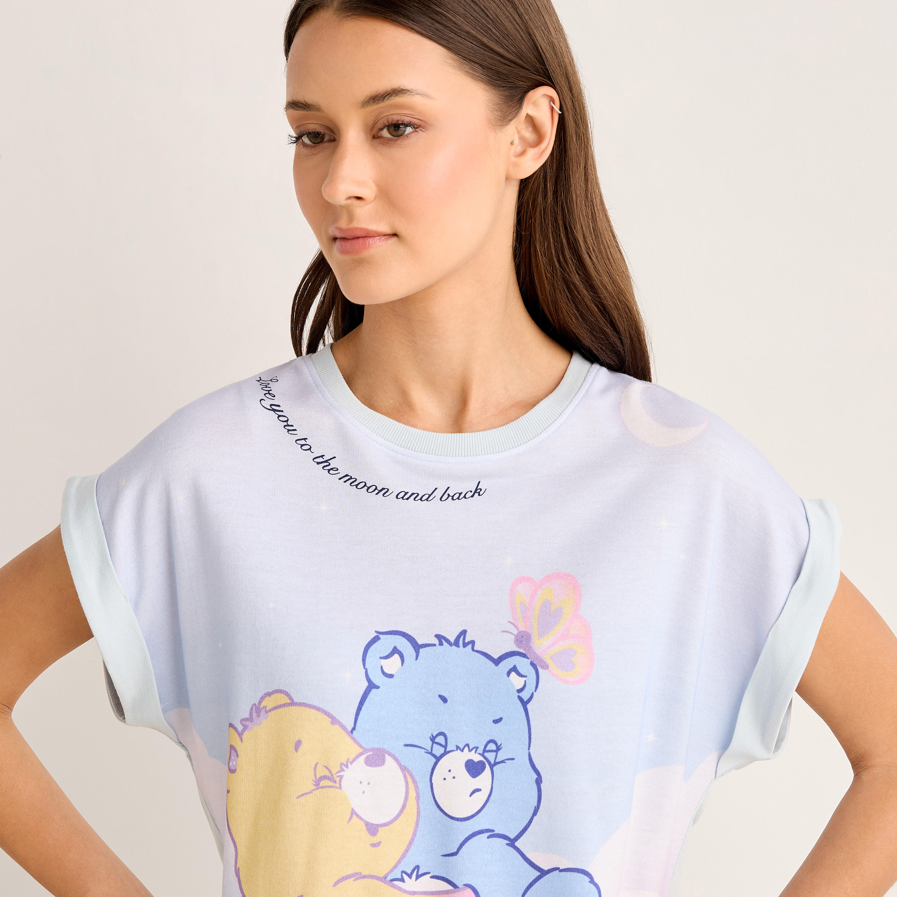 Pyjama Set Extended Sleeve T-shirt & Trousers-women-clothing-nightwear-pyjamas-longsets-image-5