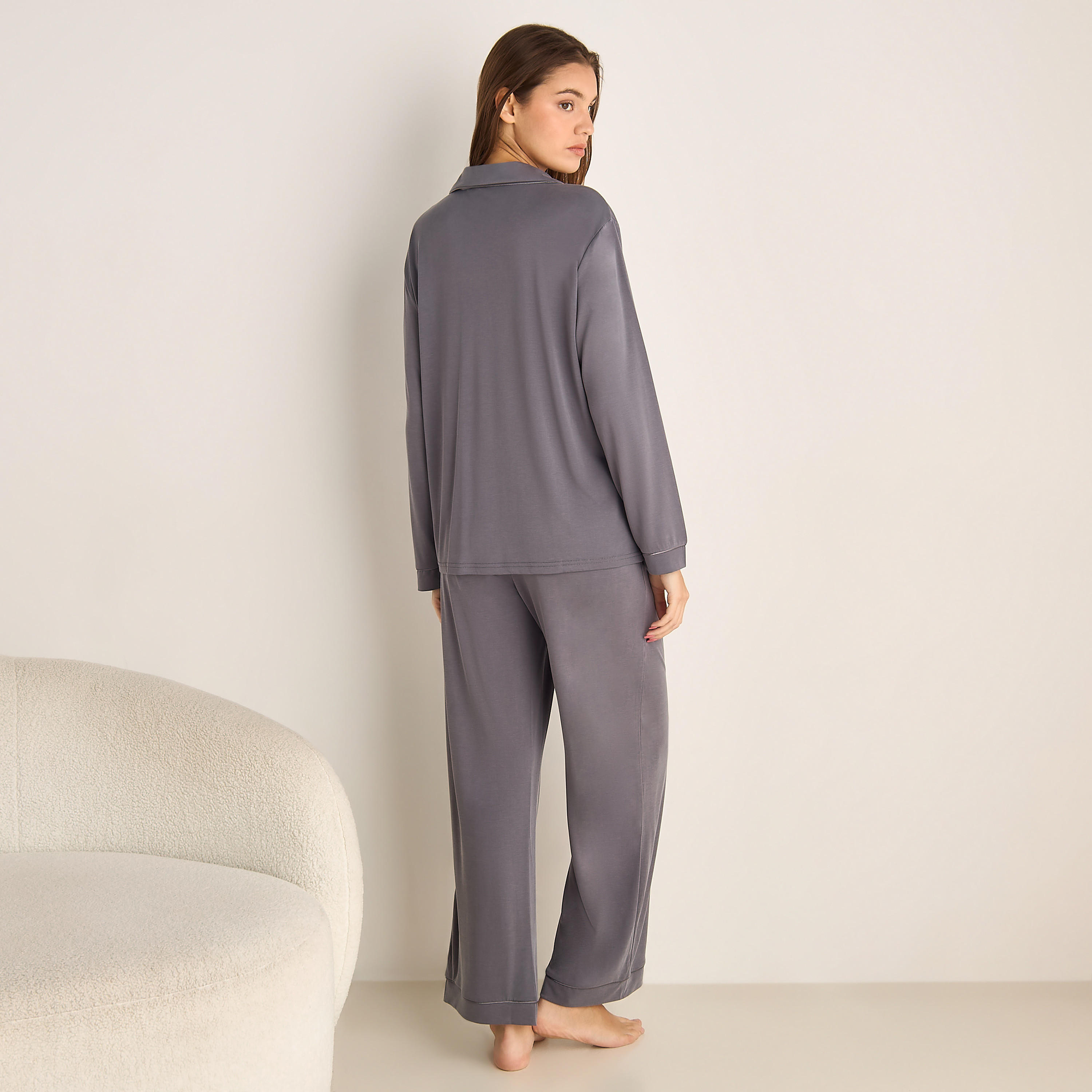 Pyjama Set Shirt and Pants Modal-women-clothing-nightwear-pyjamas-longsets-image-3