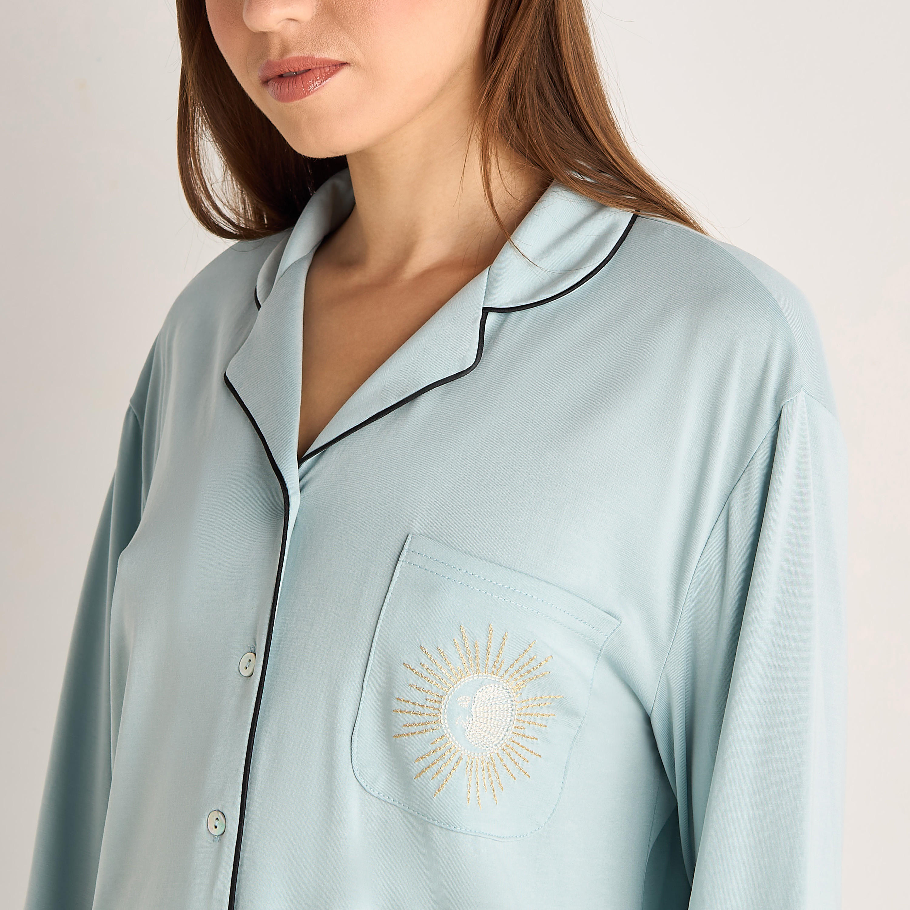 Pyjama Set Shirt and Pants Modal-women-clothing-nightwear-pyjamas-longsets-image-5