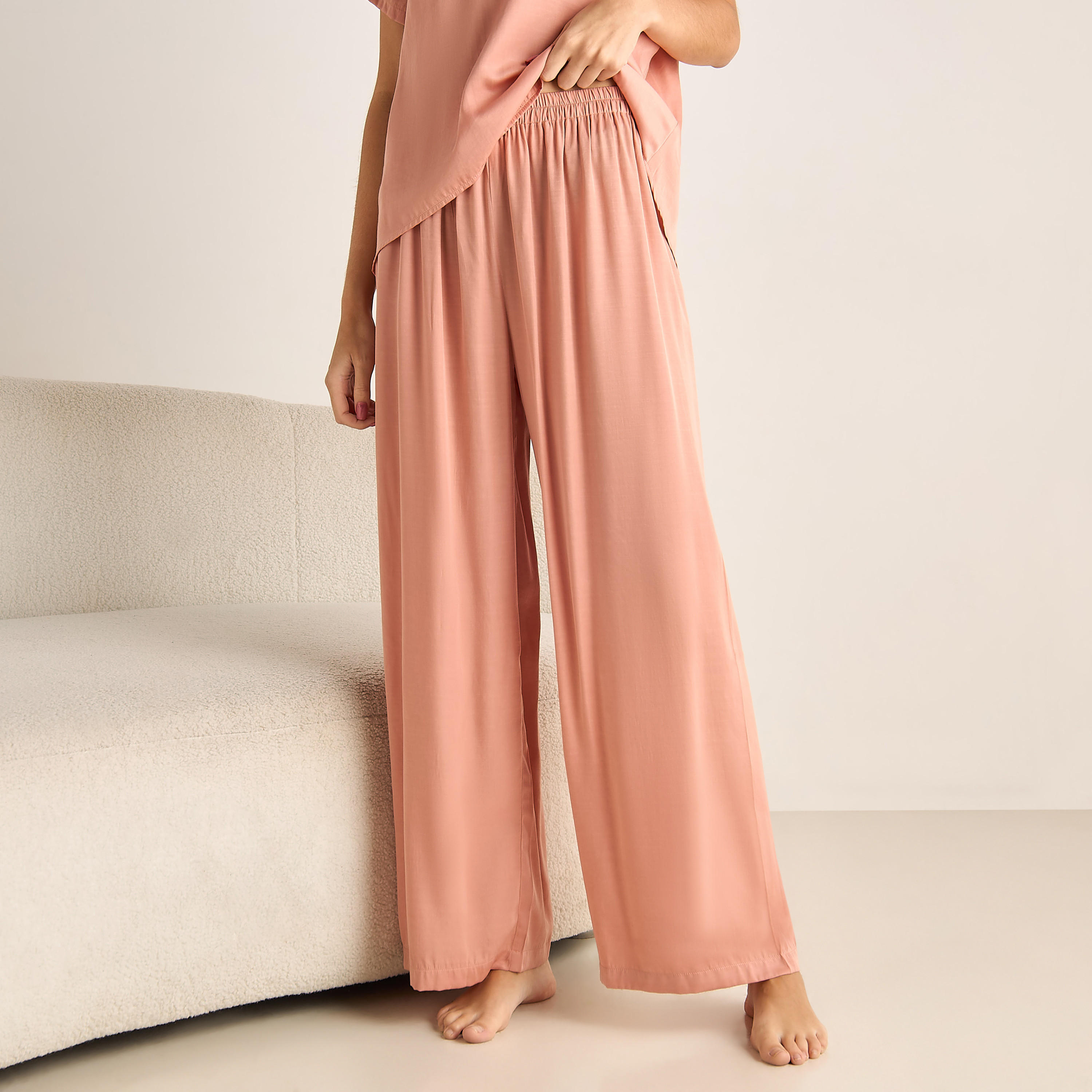 Pyjama Set Top and Pants Satin-women-clothing-nightwear-pyjamas-longsets-image-4