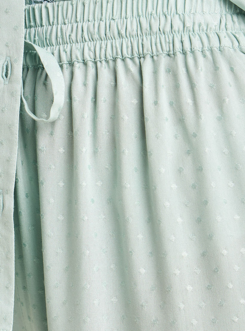 طقم بيجامة قميص وبنطلون-women-clothing-nightwear-pyjamas-longsets-image-1