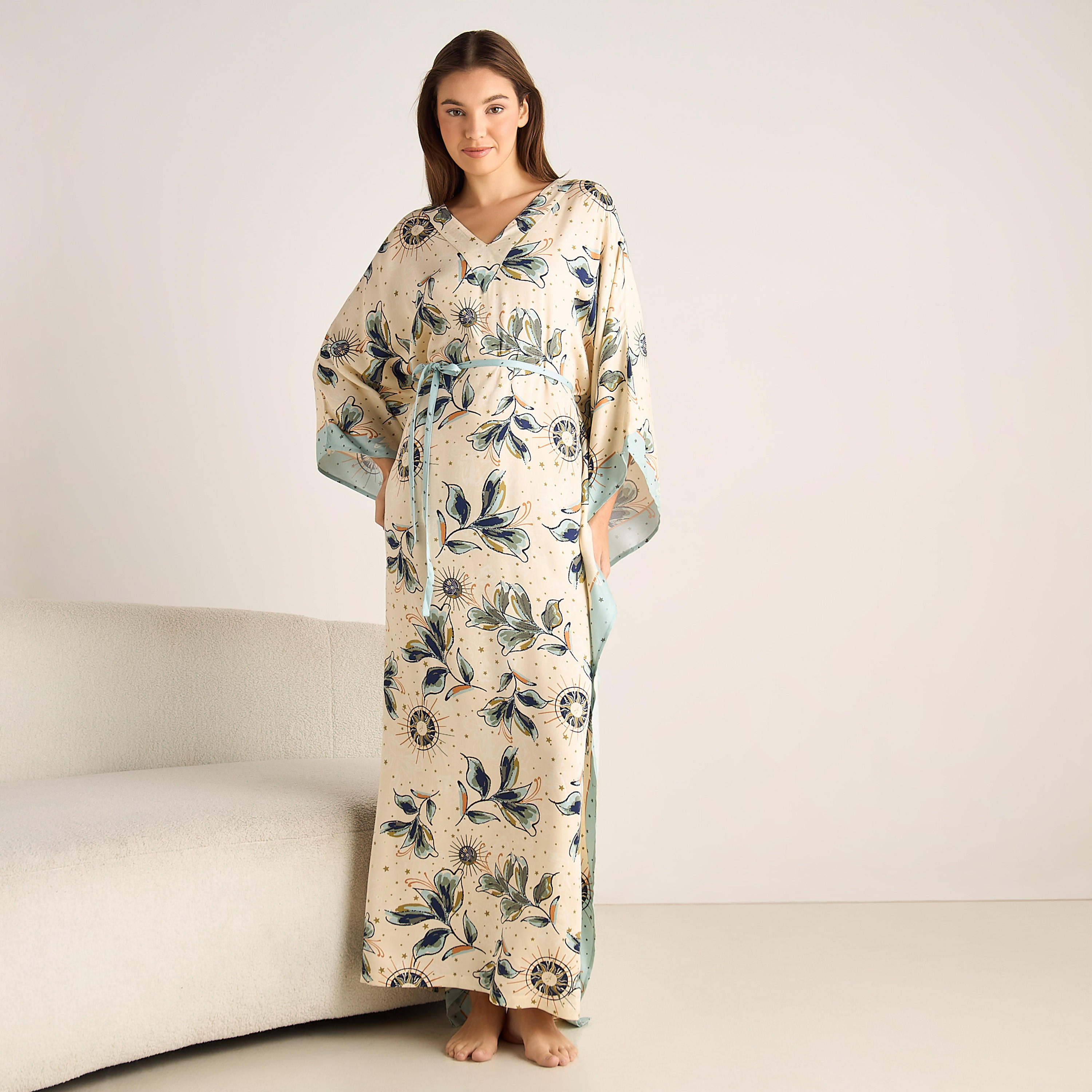 Night Gown Printed Viscose-women-clothing-nightwear-nighties-image-1
