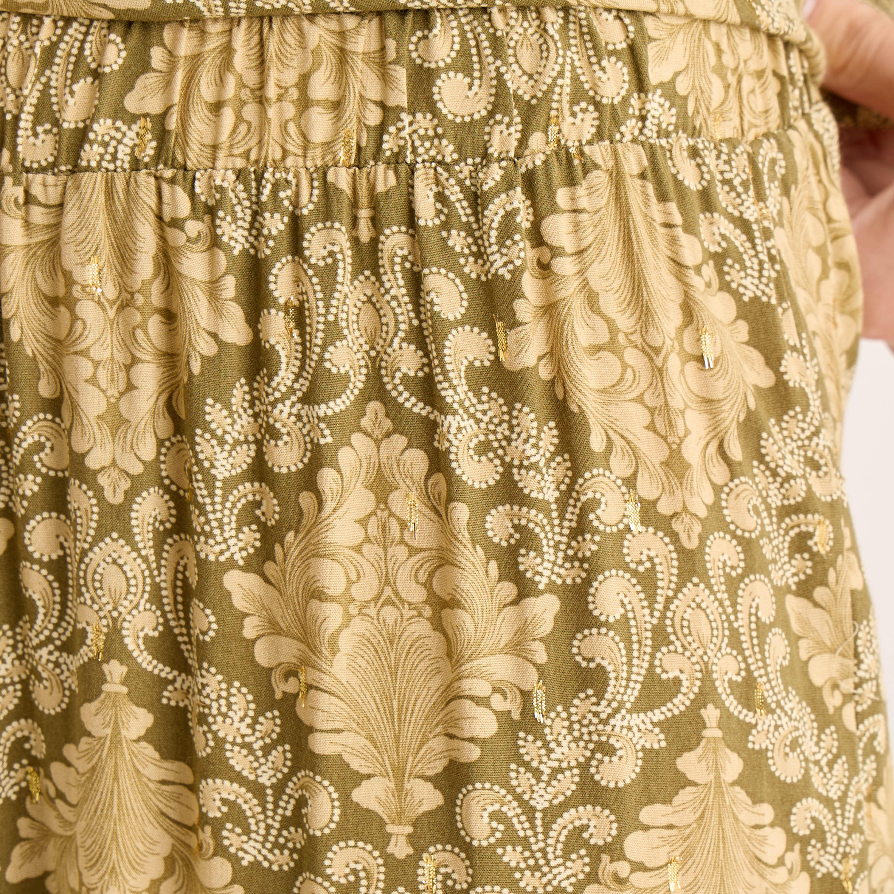 طقم بيجامة بنطلون وقميص فيسكوز بأزرار-women-clothing-nightwear-pyjamas-longsets-image-6