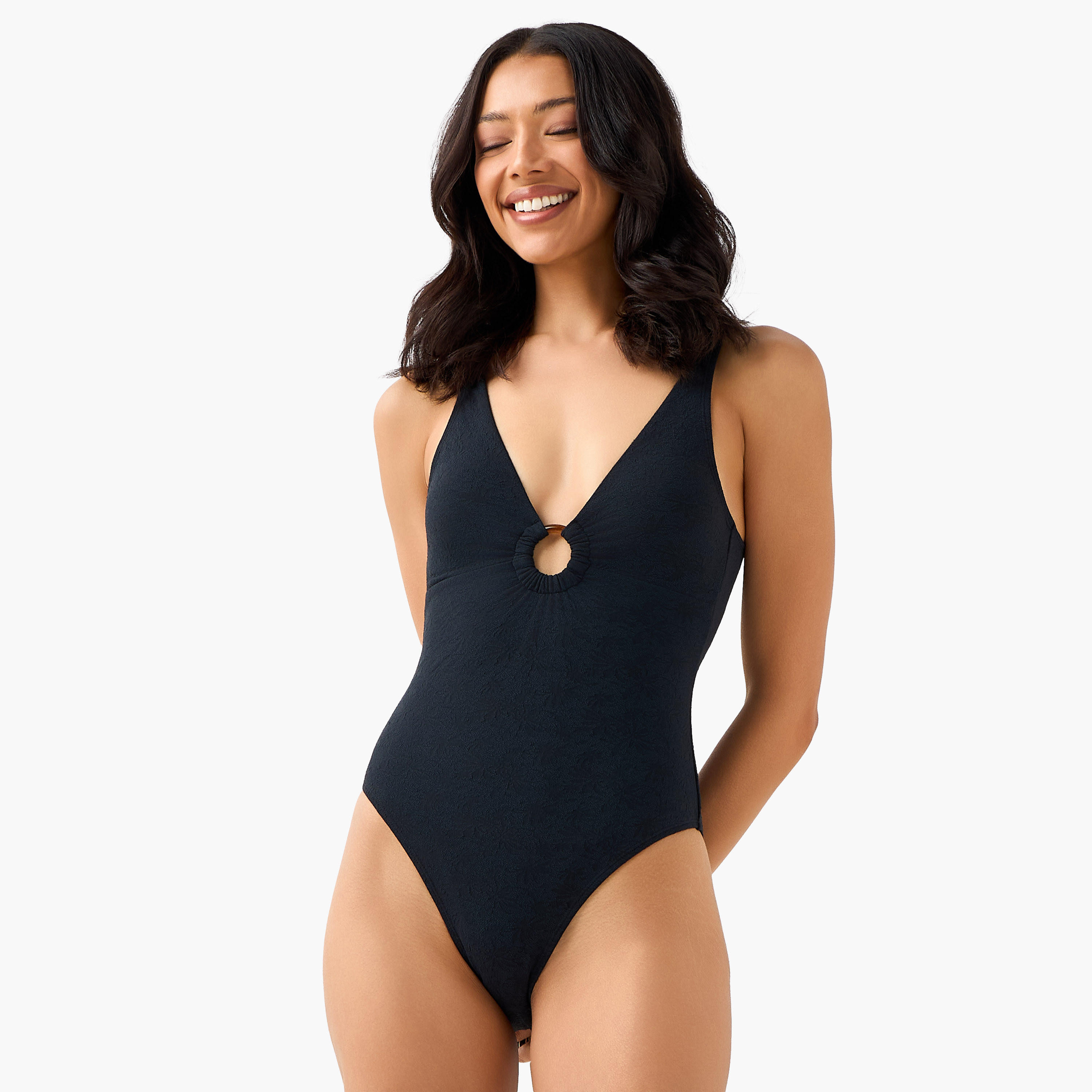 مايوه بارز الملمس بحلقة للنساء-women-clothing-swimandbeach-swimsuits-image-3