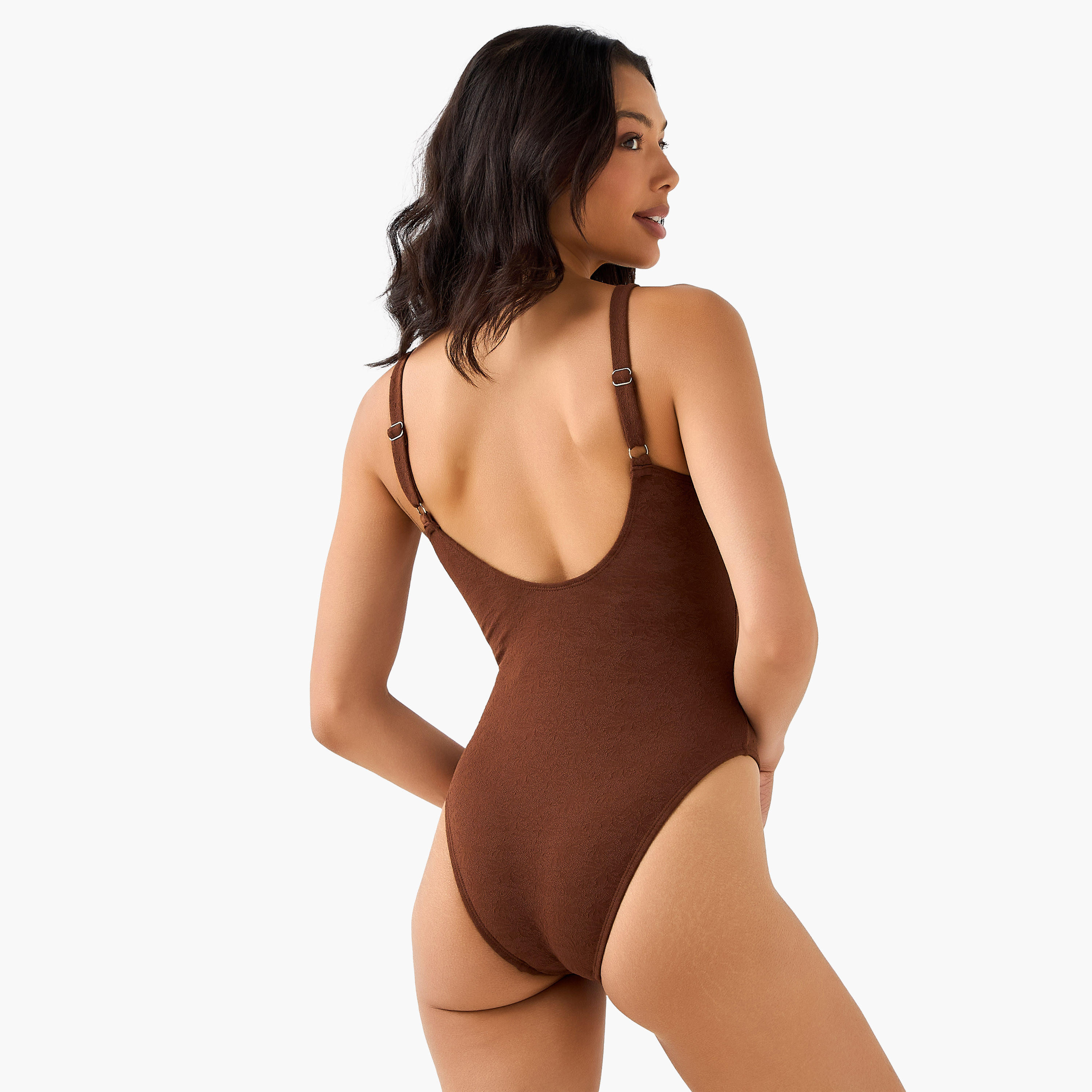 Women Textured Ring Detail Swimsuit-women-clothing-swimandbeach-swimsuits-image-4