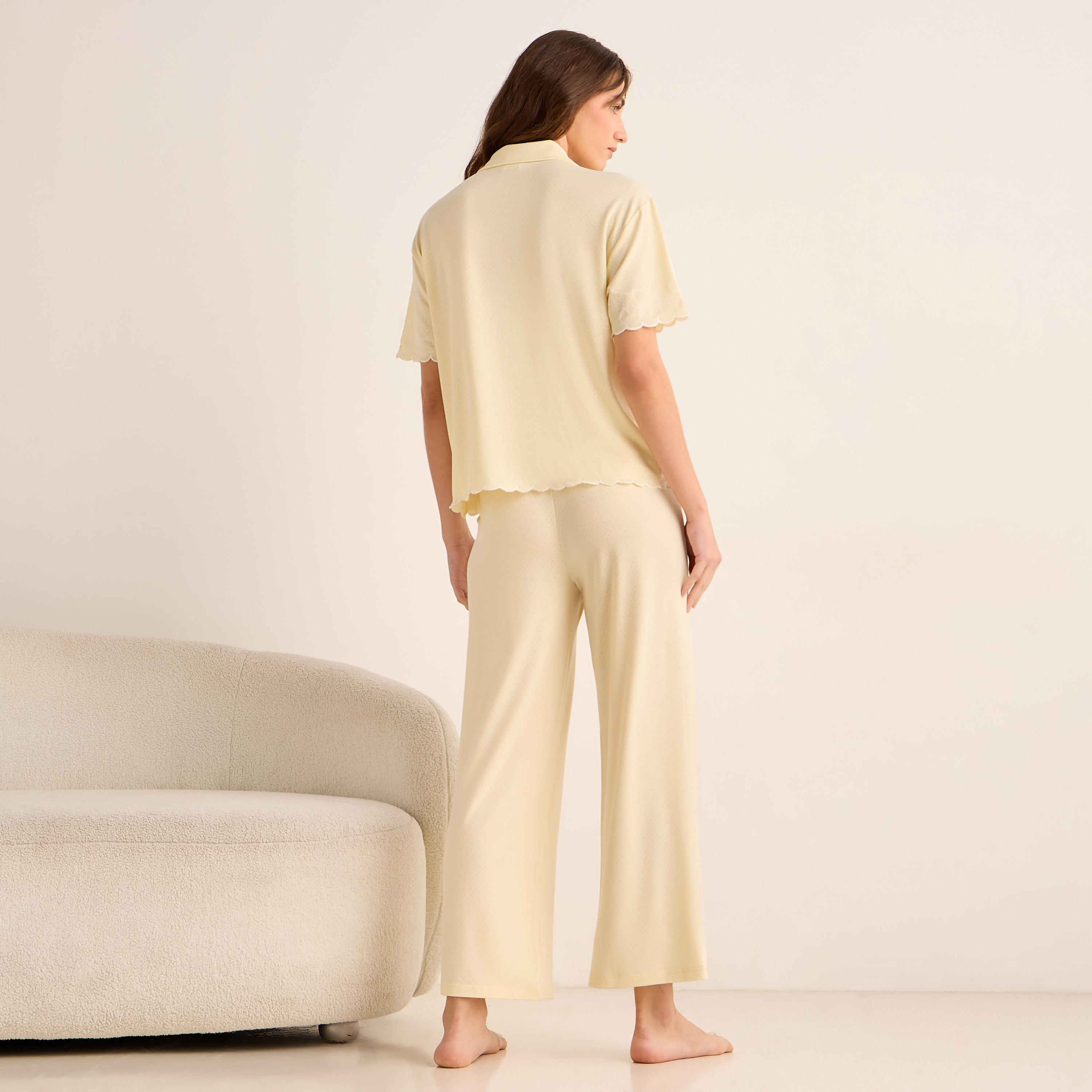 Pyjama Set Button-Down Shirt & Pants-women-clothing-nightwear-pyjamas-longsets-image-3