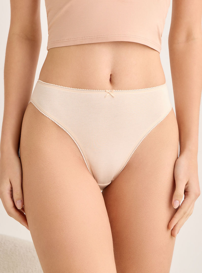 سراويل بكيني بفيونكة - طقم من 5 قطع-women-clothing-lingerie-panties-image-7