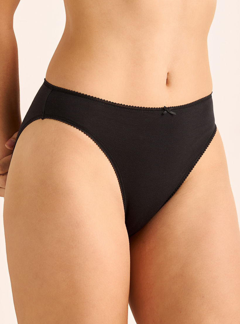 Set of 5 - Bikini Briefs with Lace Trim-women-clothing-lingerie-panties-image-6