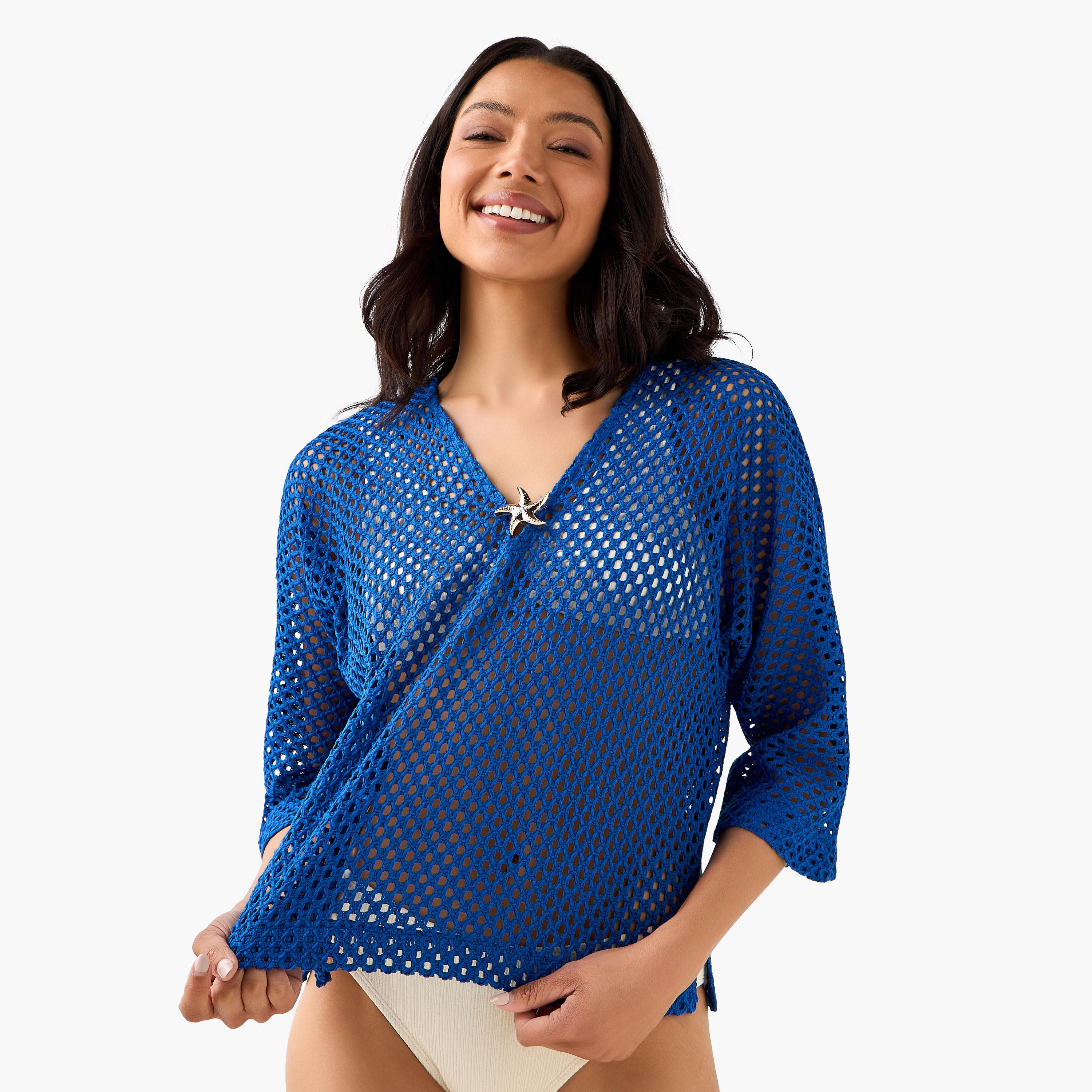 Women Mesh Cover-Up Top-women-clothing-swimandbeach-coverups-image-3