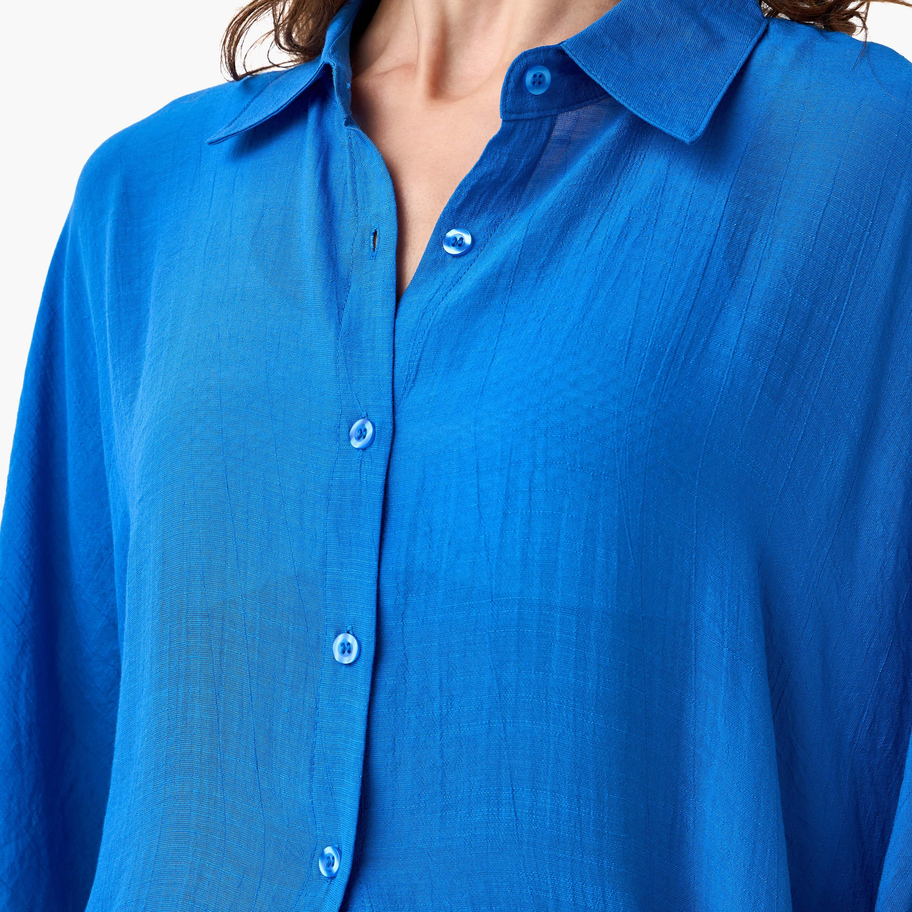 Women Asymmetric Shirt and Shorts Set-women-clothing-swimandbeach-beachwear-image-6