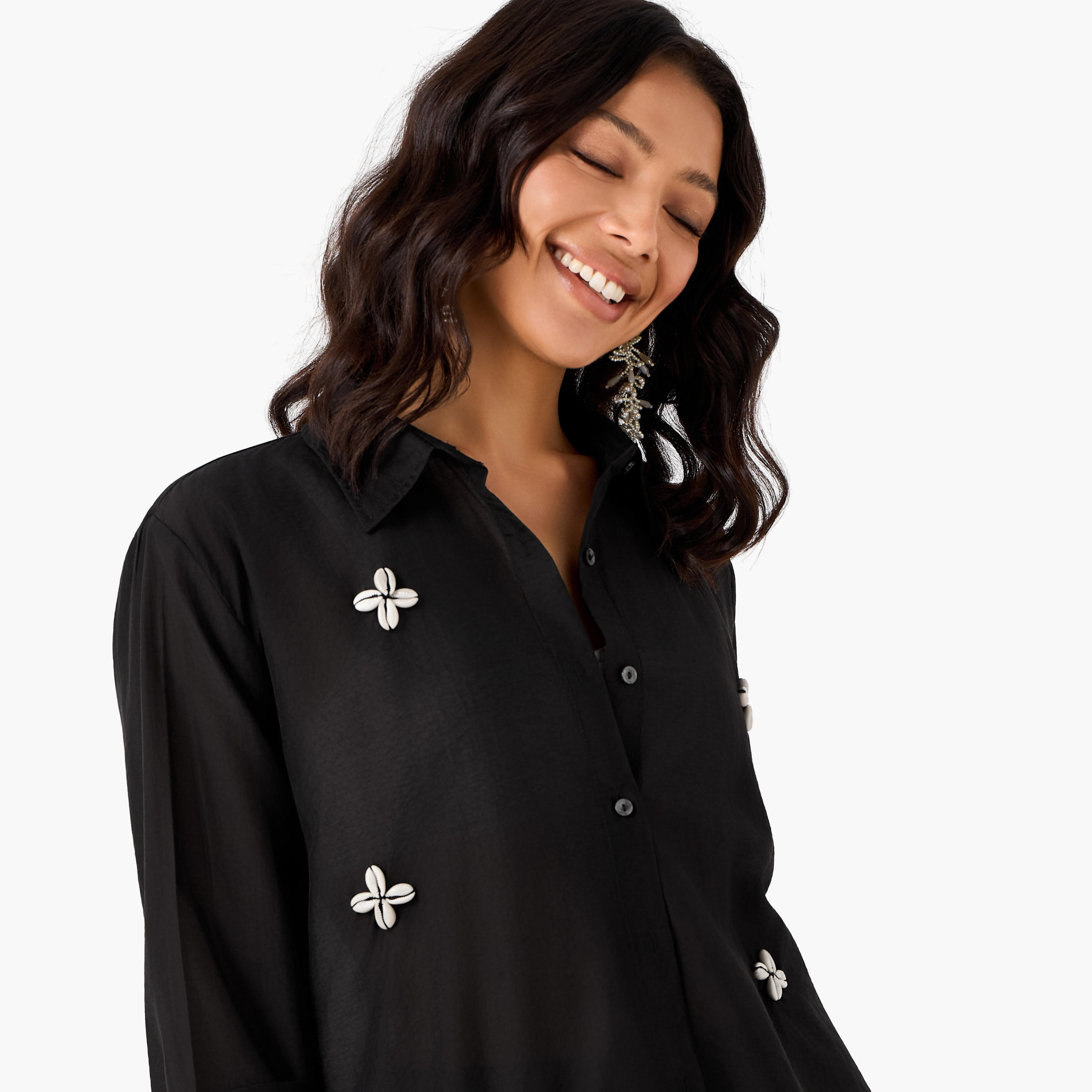 Women Shirt with Embellishment-women-clothing-shirtsandblouses-shirts-image-6