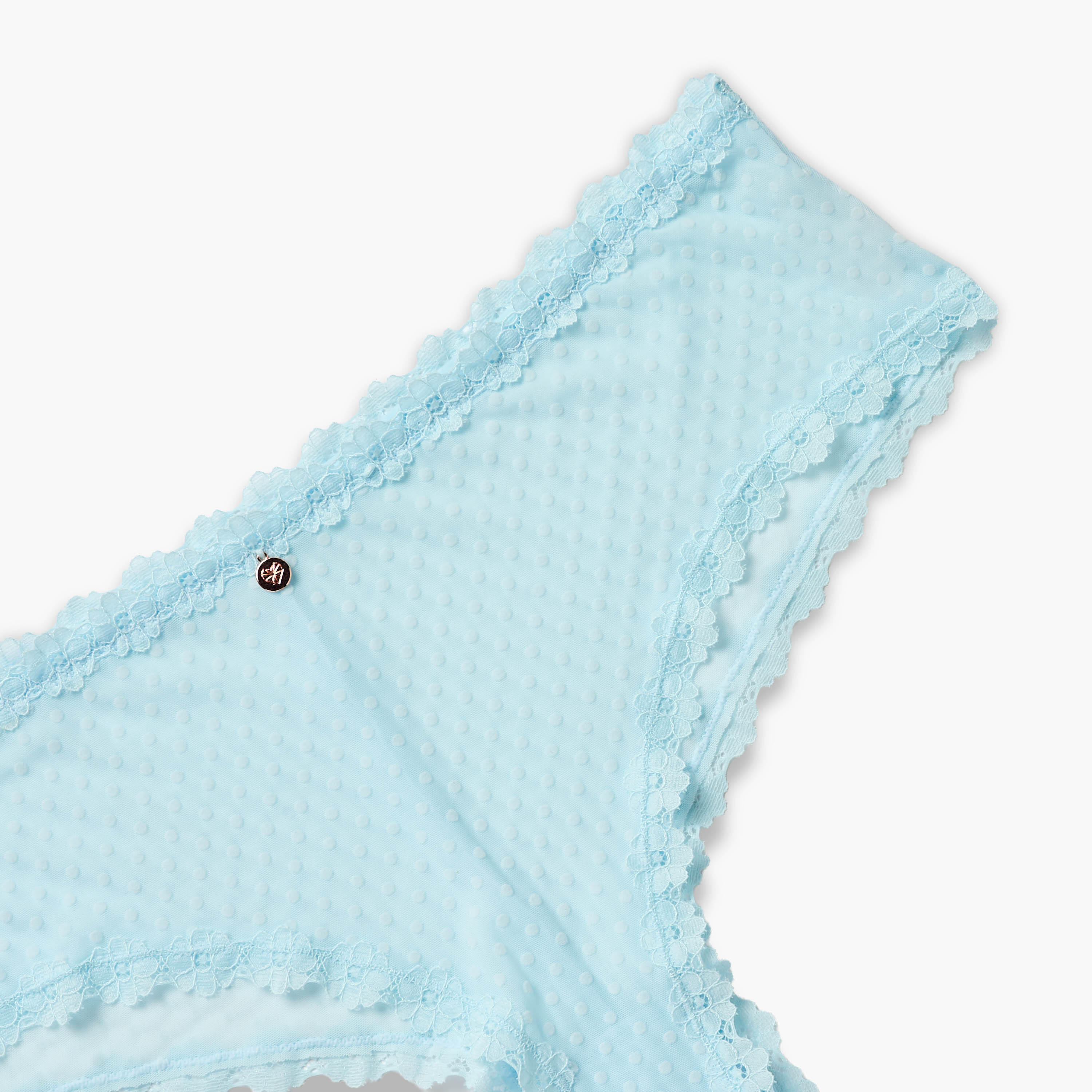 Boyshorts Briefs Mid Rise Polka Dot Print-women-clothing-lingerie-panties-image-3
