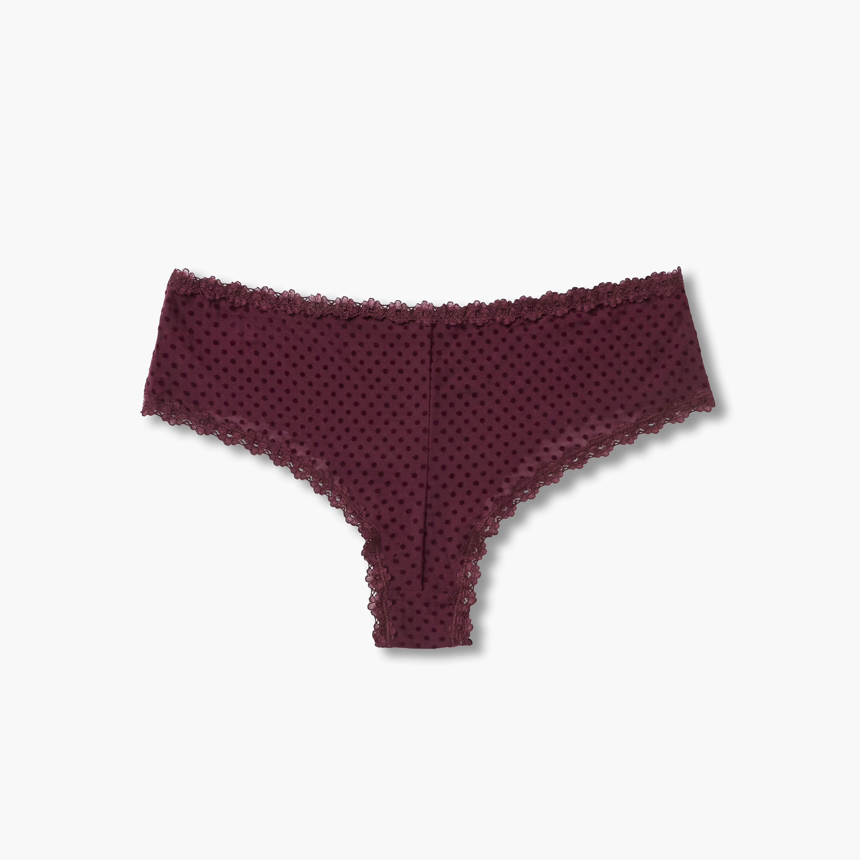 سروال داخلي بخصر متوسط الارتفاع وطبعات منقطة-women-clothing-lingerie-panties-image-3