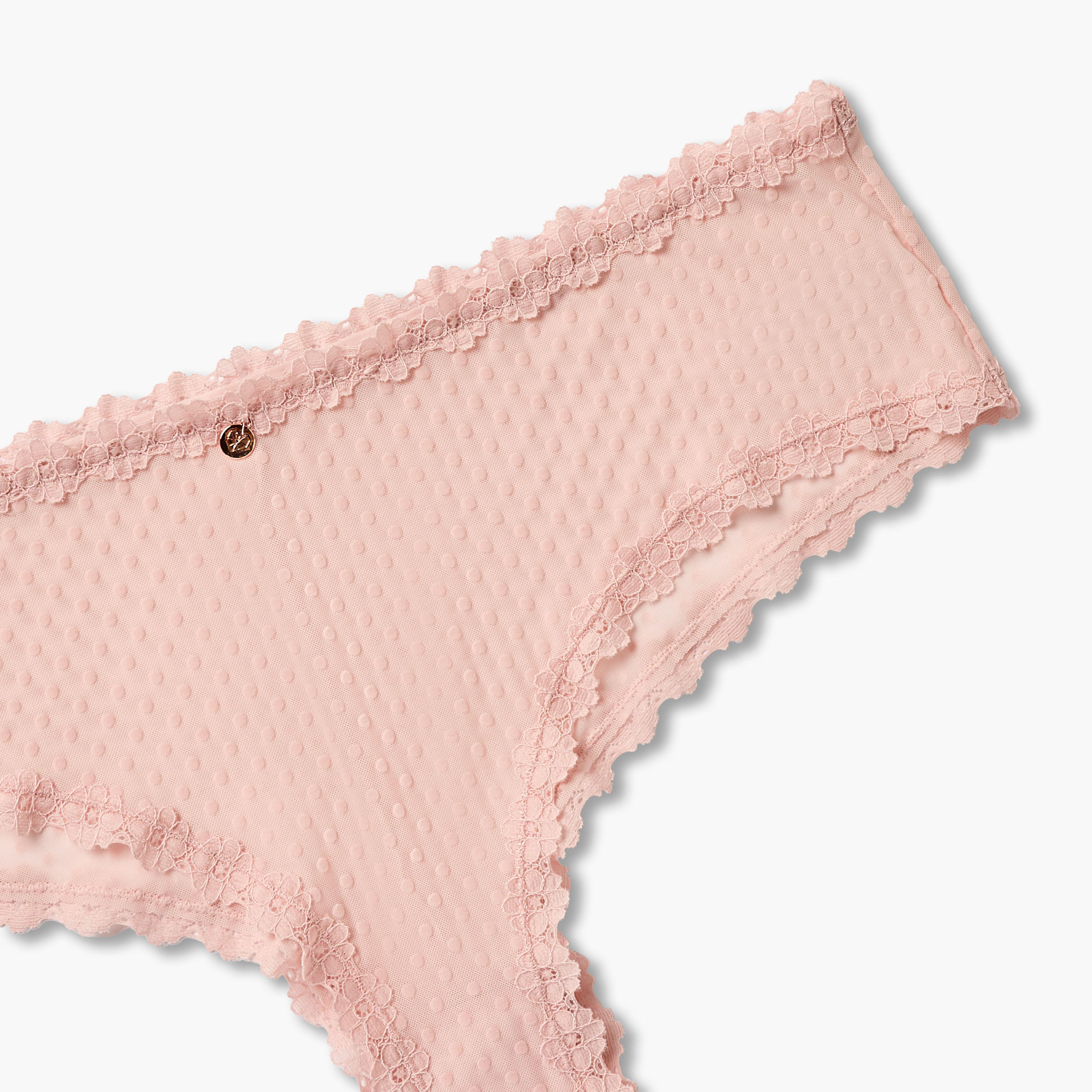 Boyshorts Briefs Mid Rise Polka Dot Print-women-clothing-lingerie-panties-image-3