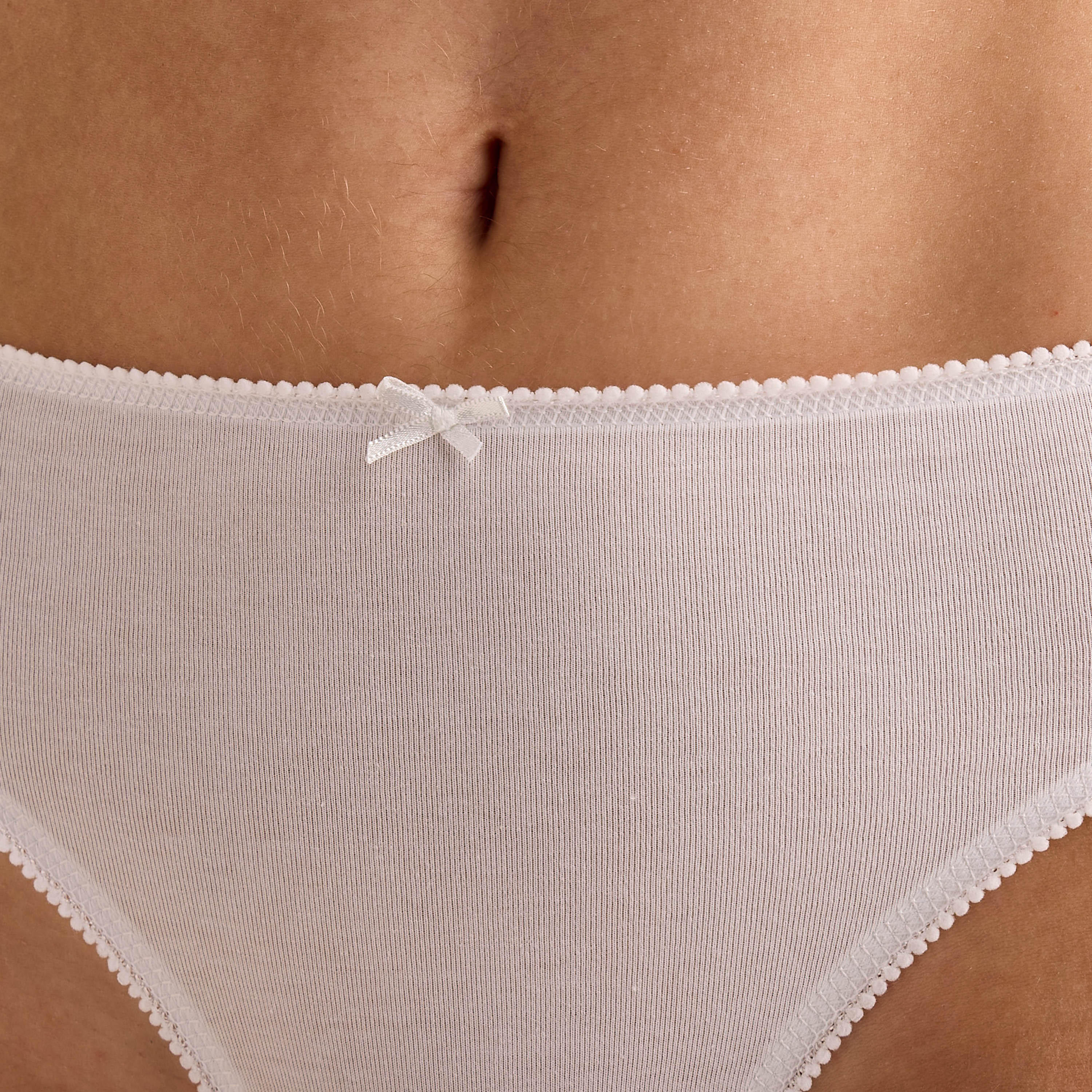 Set of 5 - Bikini Briefs with Bow Accent-women-clothing-lingerie-panties-image-9