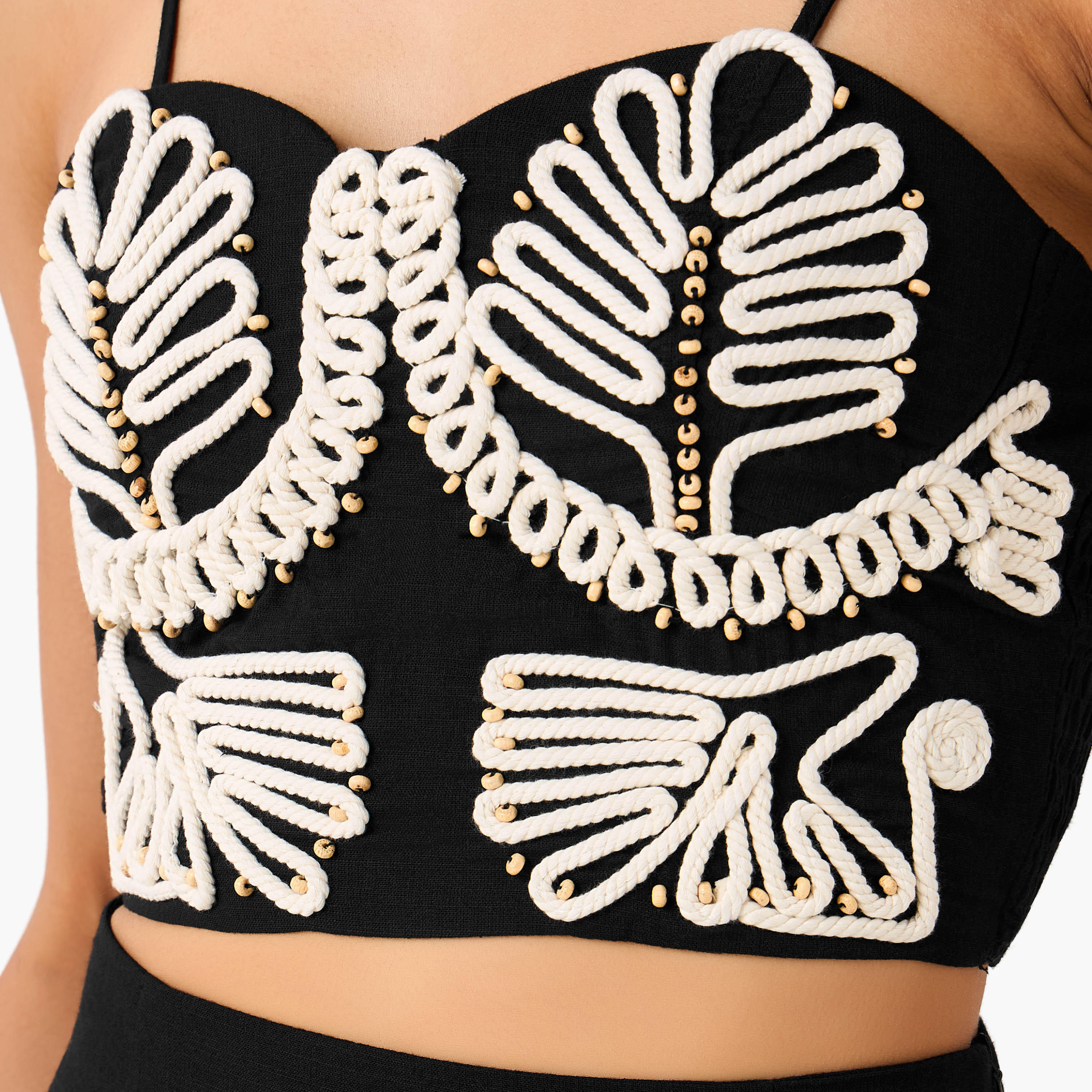 بلوزة قصيرة مطرزة للنساء-women-clothing-swimandbeach-beachwear-image-3