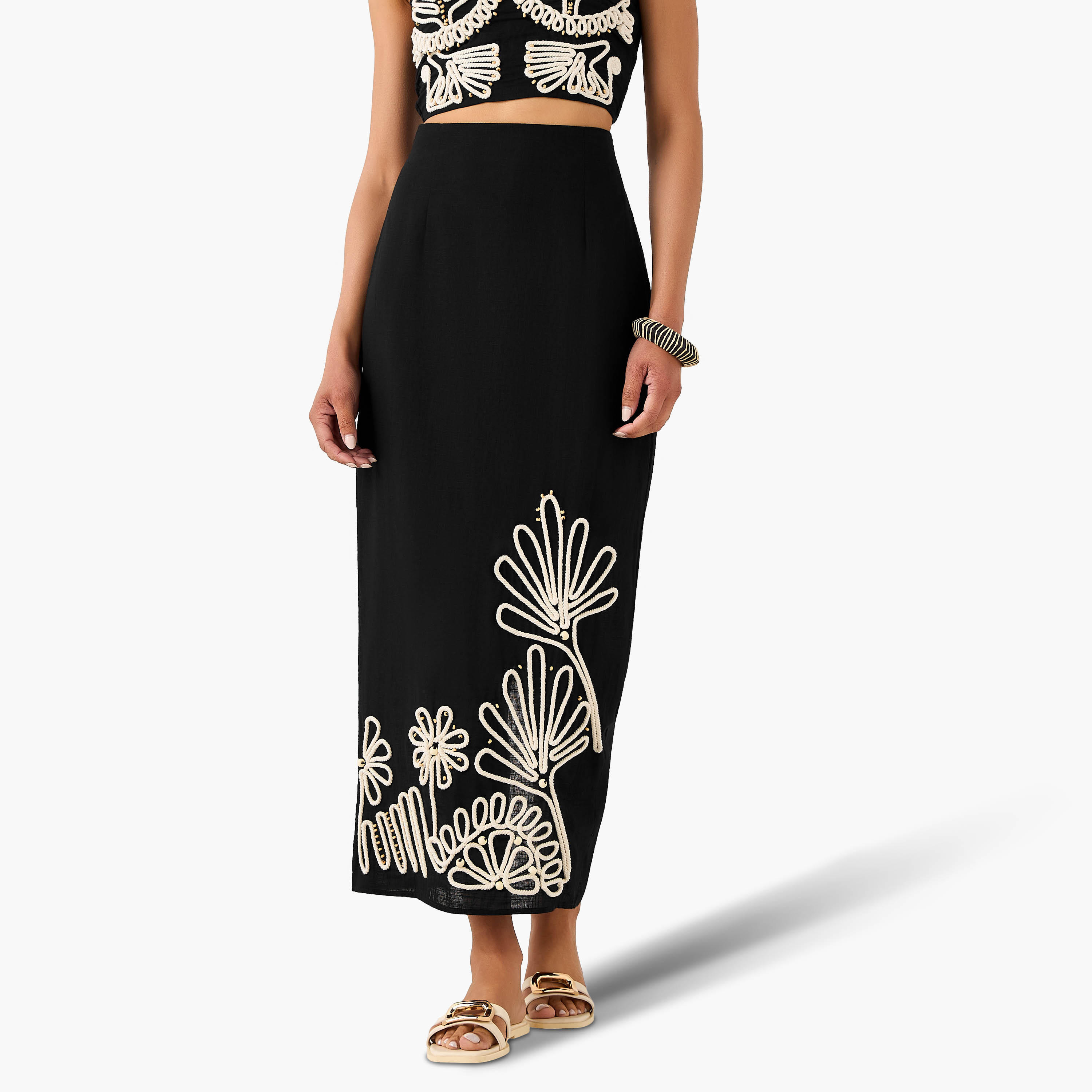 Women Maxi Skirt with Embroidery-women-clothing-bottoms-skirts-image-3