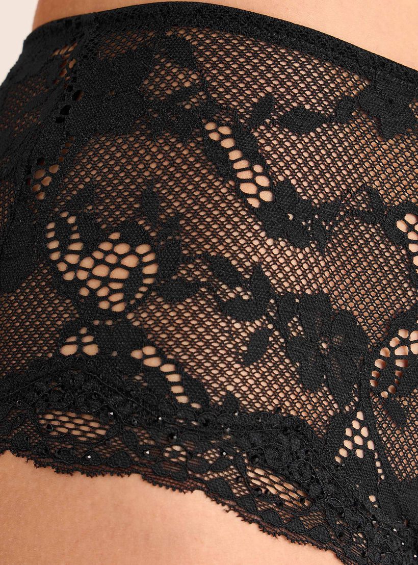 طقم صدرية كورسيه دانتيل مبطنة مع سروال داخلي-women-clothing-lingerie-lingeriesets-image-5