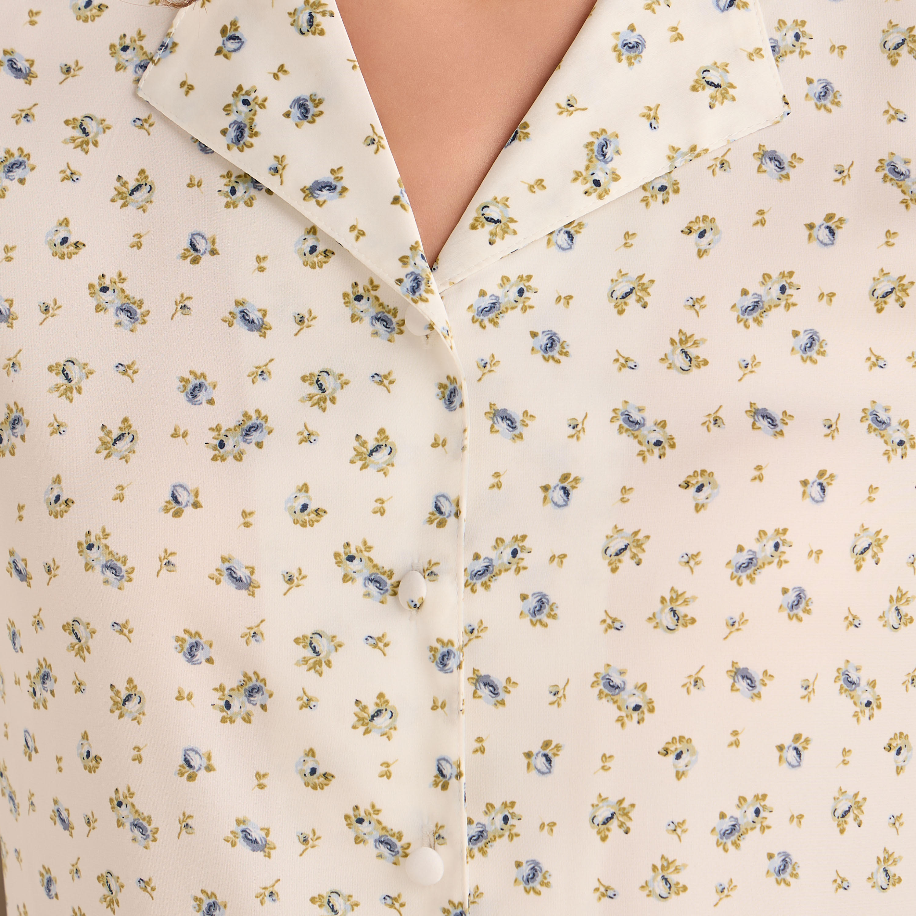Pyjama Set Button-Down Shirt & Pants Satin-women-clothing-nightwear-pyjamas-longsets-image-6