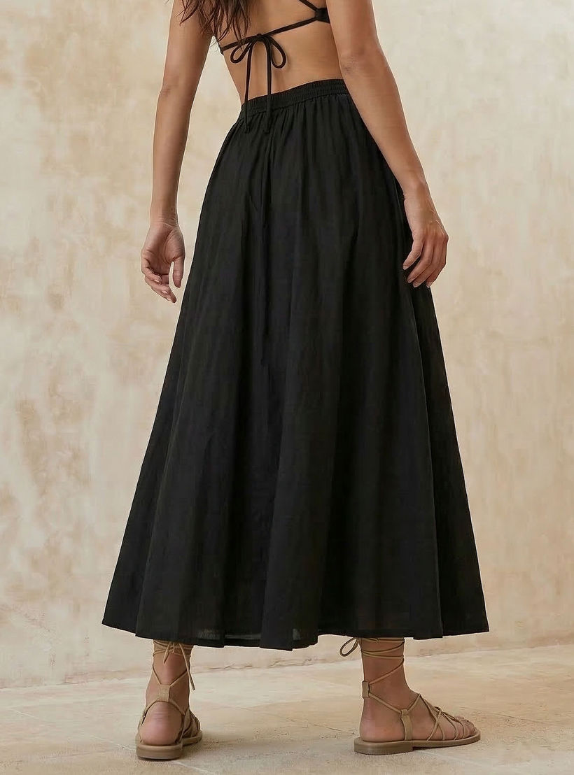 تنورة سباحة ماكسي للنساء-women-clothing-bottoms-skirts-image-4