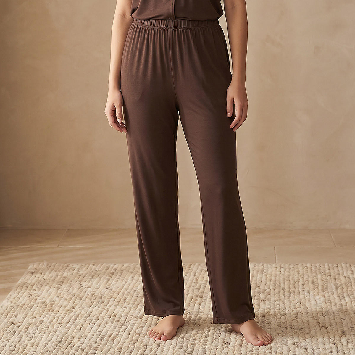 Pyjama Set Button-Down Shirt & Trousers-women-clothing-nightwear-pyjamas-longsets-image-5