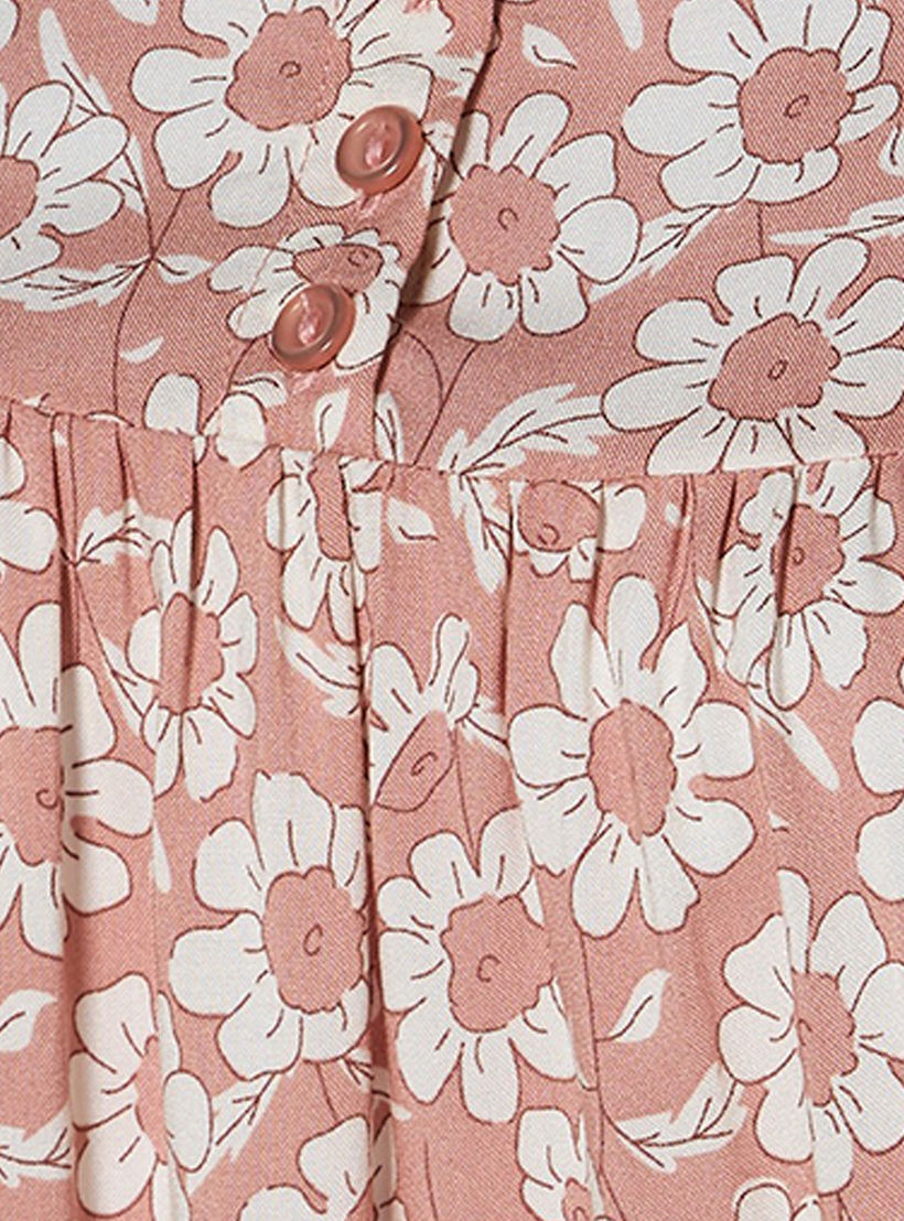 قميص نوم فيسكوز بنقوش زهور وأكمام قصيرة-women-clothing-nightwear-nighties-image-2