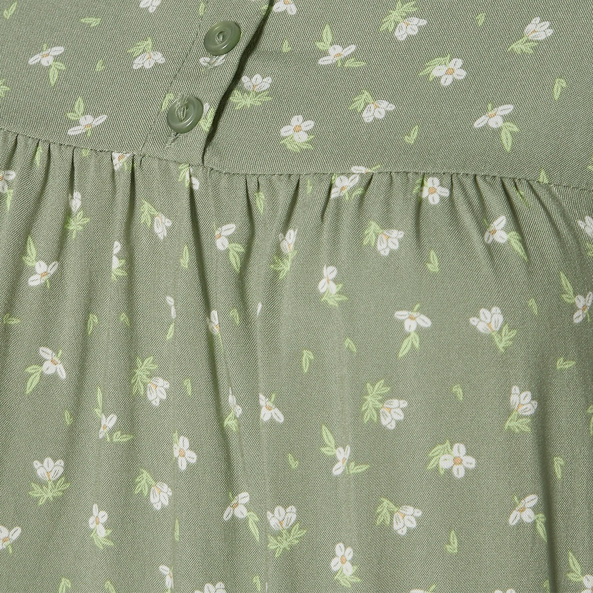 قميص نوم فيسكوز بنقوش زهور وأكمام قصيرة-women-clothing-nightwear-nighties-image-2