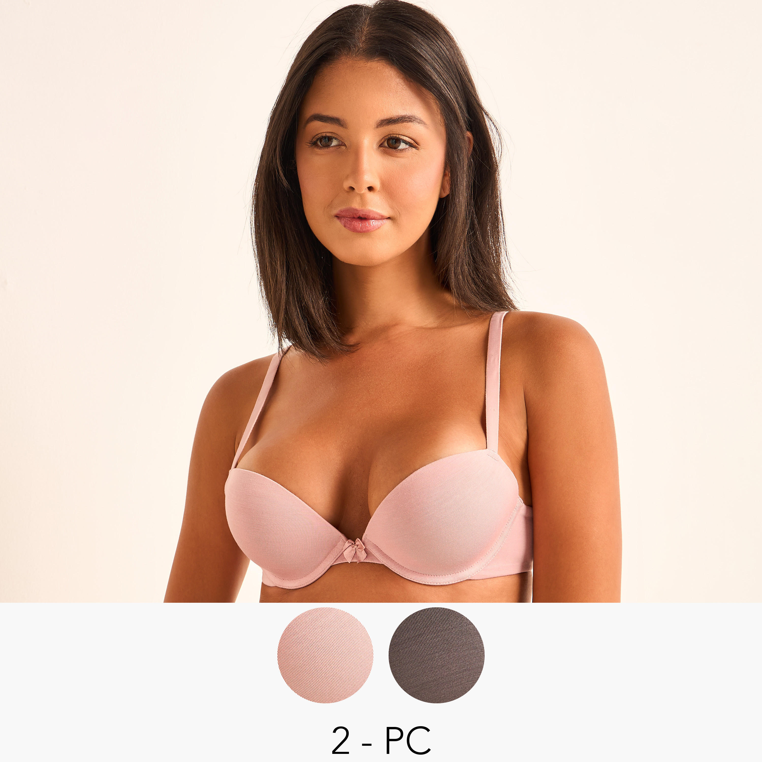 طقم من 2 - صدرية بلانج-women-clothing-lingerie-bras-image-1
