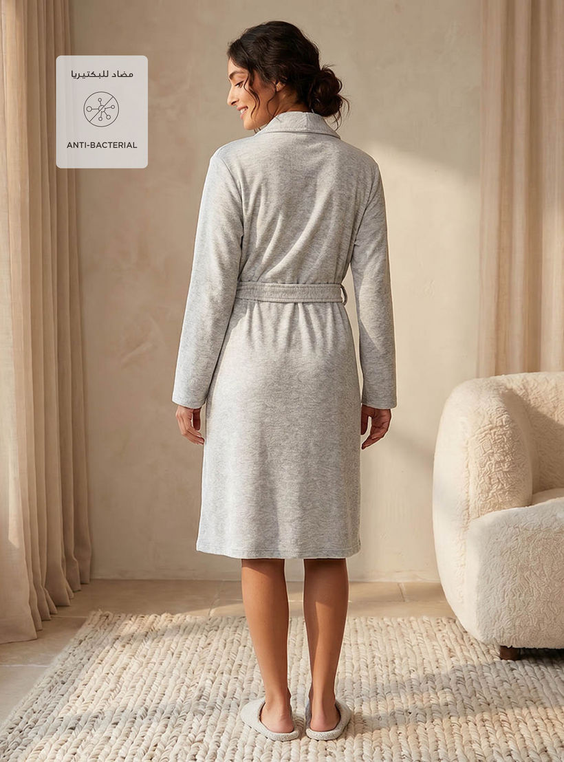 Robe Knee-Length with Belt and Slippers-women-clothing-nightwear-robes-image-3