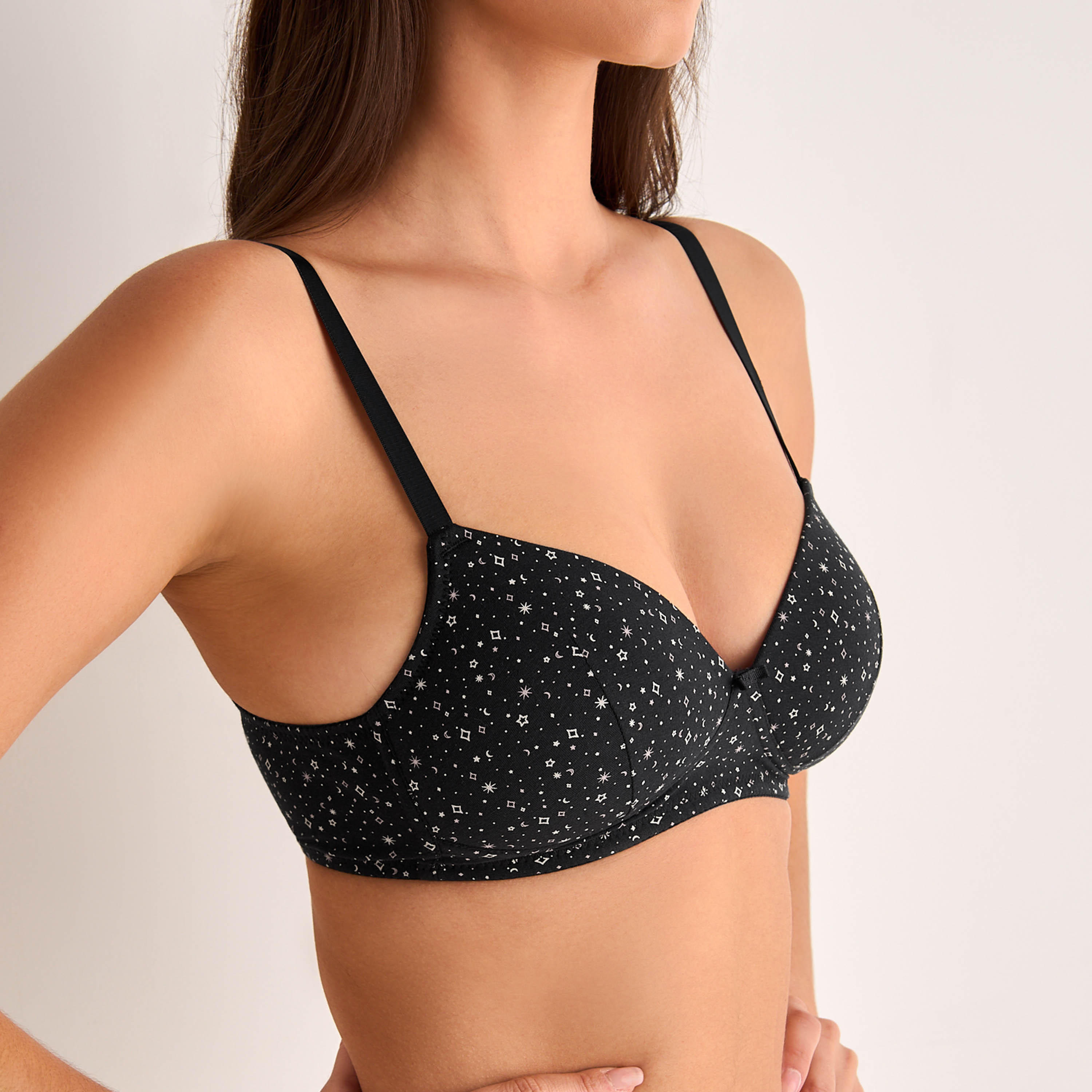 Splash Intimates Printed Plunge Bra Non-Wired-women-clothing-lingerie-bras-image-4