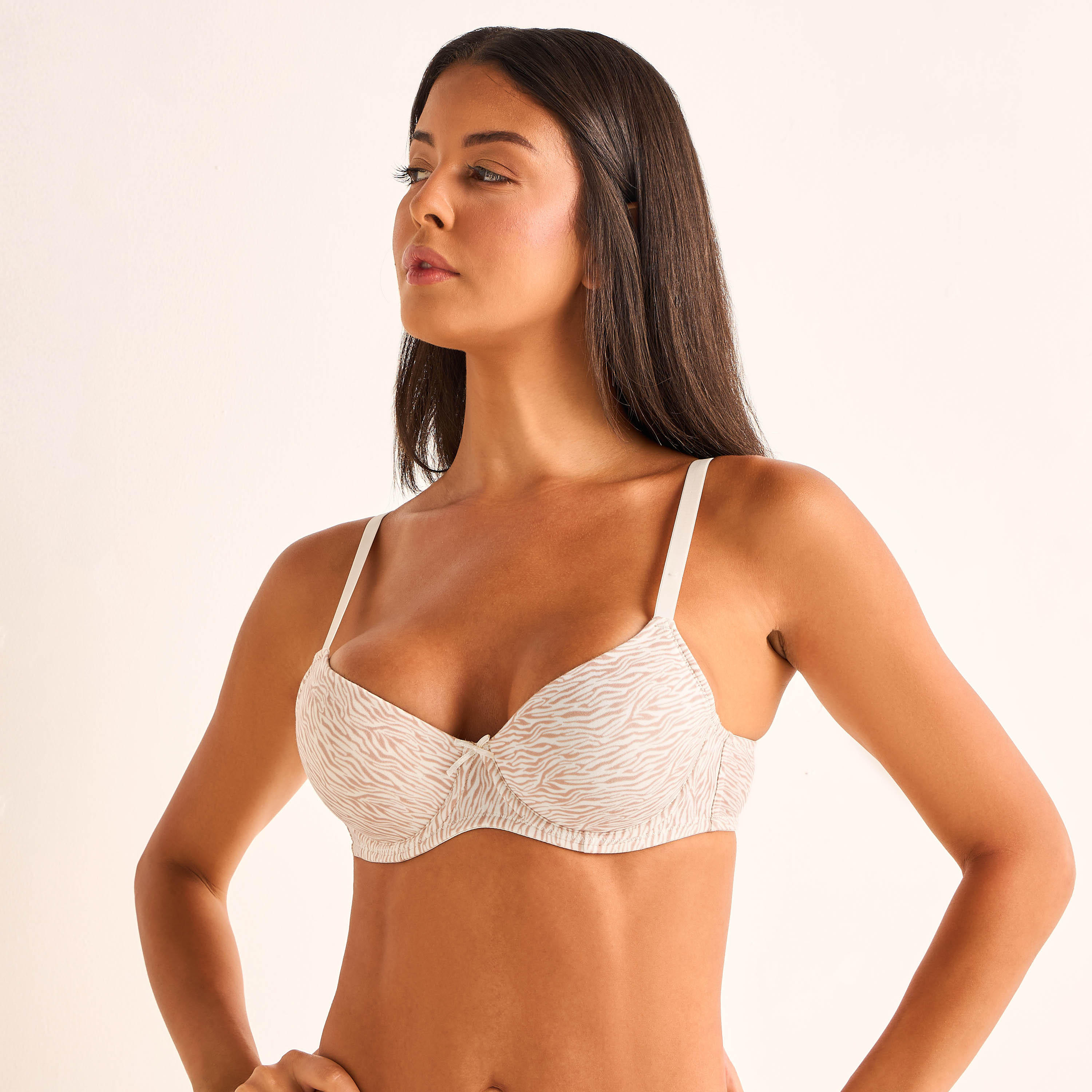 Animal Print Demi Bra Wired-women-clothing-lingerie-bras-image-1