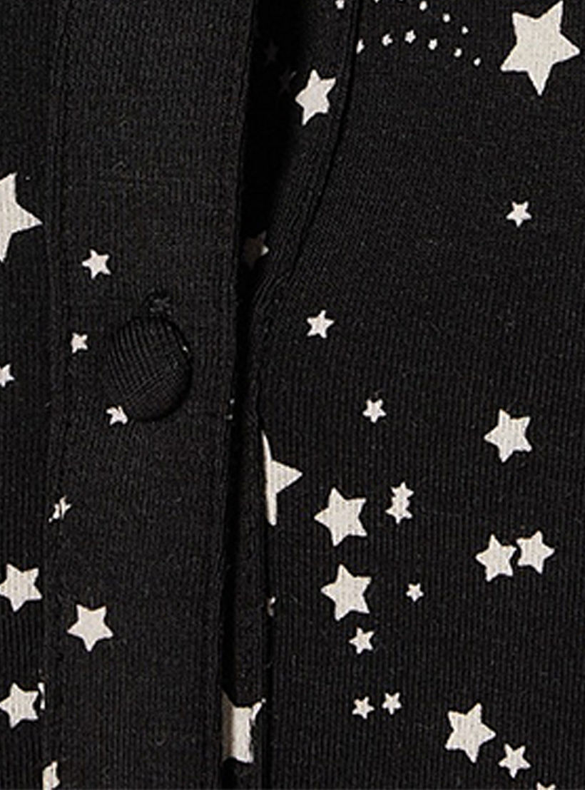 Pyjama Set Printed Button-Down Shirt & Trousers-women-clothing-nightwear-pyjamas-longsets-image-2