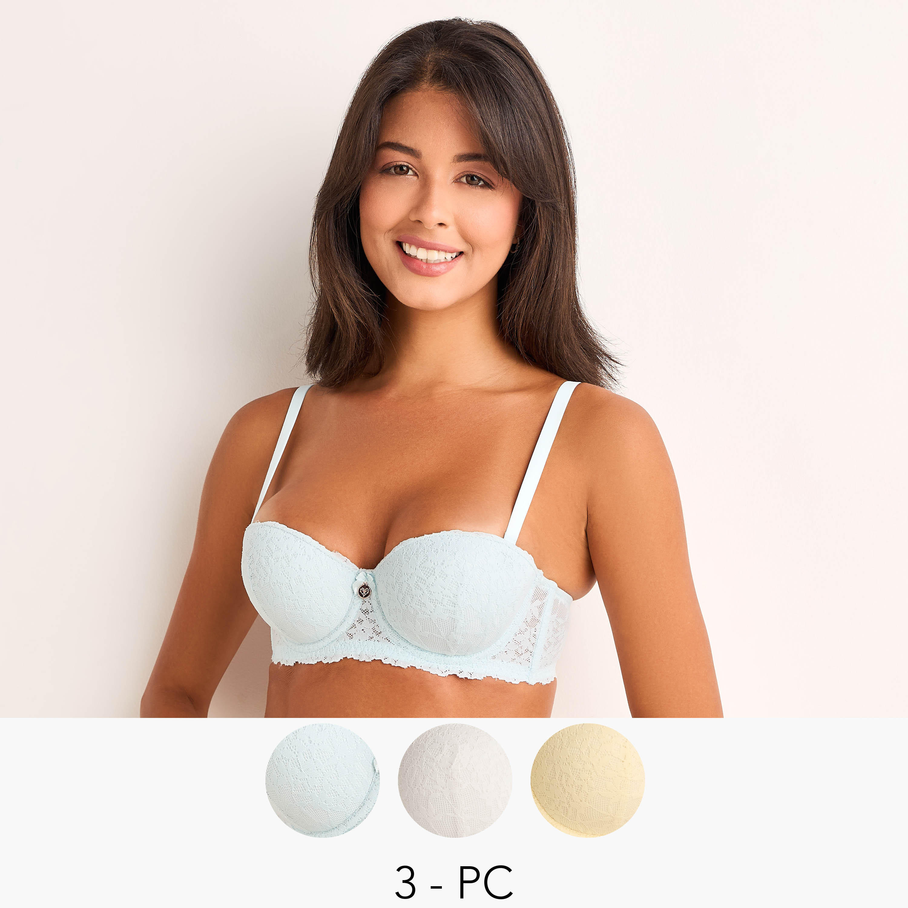 طقم صدريات بالكونيت 3 قطع-women-clothing-lingerie-bras-image-1