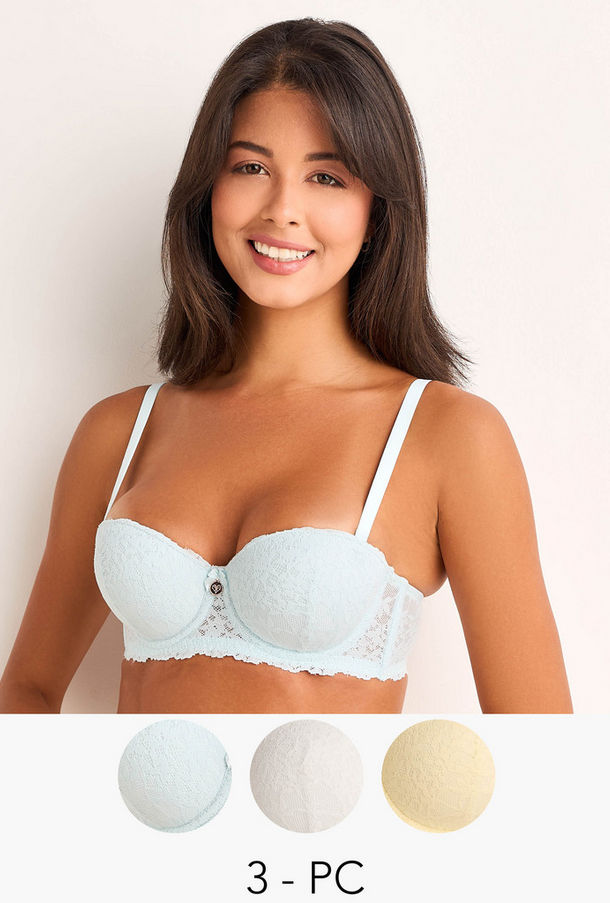 طقم صدريات بالكونيت 3 قطع-women-clothing-lingerie-bras-image-1