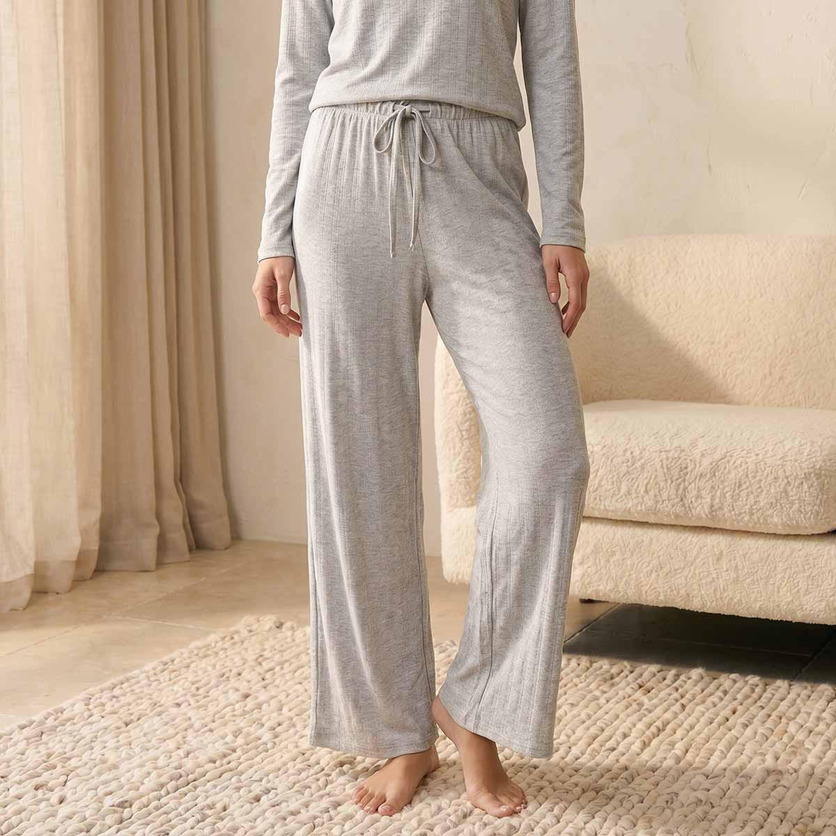 طقم بيجاما بلوزة وبنطلون من سبلاش إنتمتس-women-clothing-nightwear-pyjamas-longsets-image-5