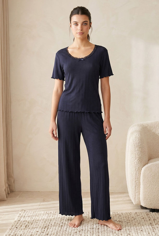 طقم بيجاما من سبلاش إنتيميتس (توب وبنطلون)-women-clothing-nightwear-pyjamas-longsets-image-1
