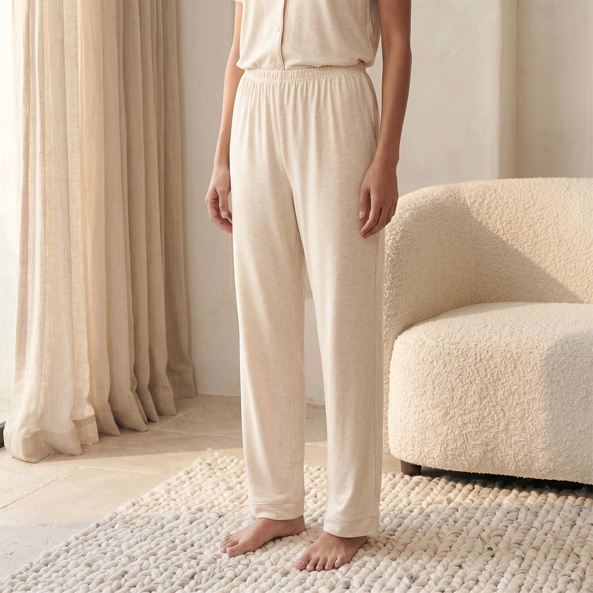 Splash Intimates Pyjama Set Button-Down Shirt & Trousers Viscose-women-clothing-nightwear-pyjamas-longsets-image-5